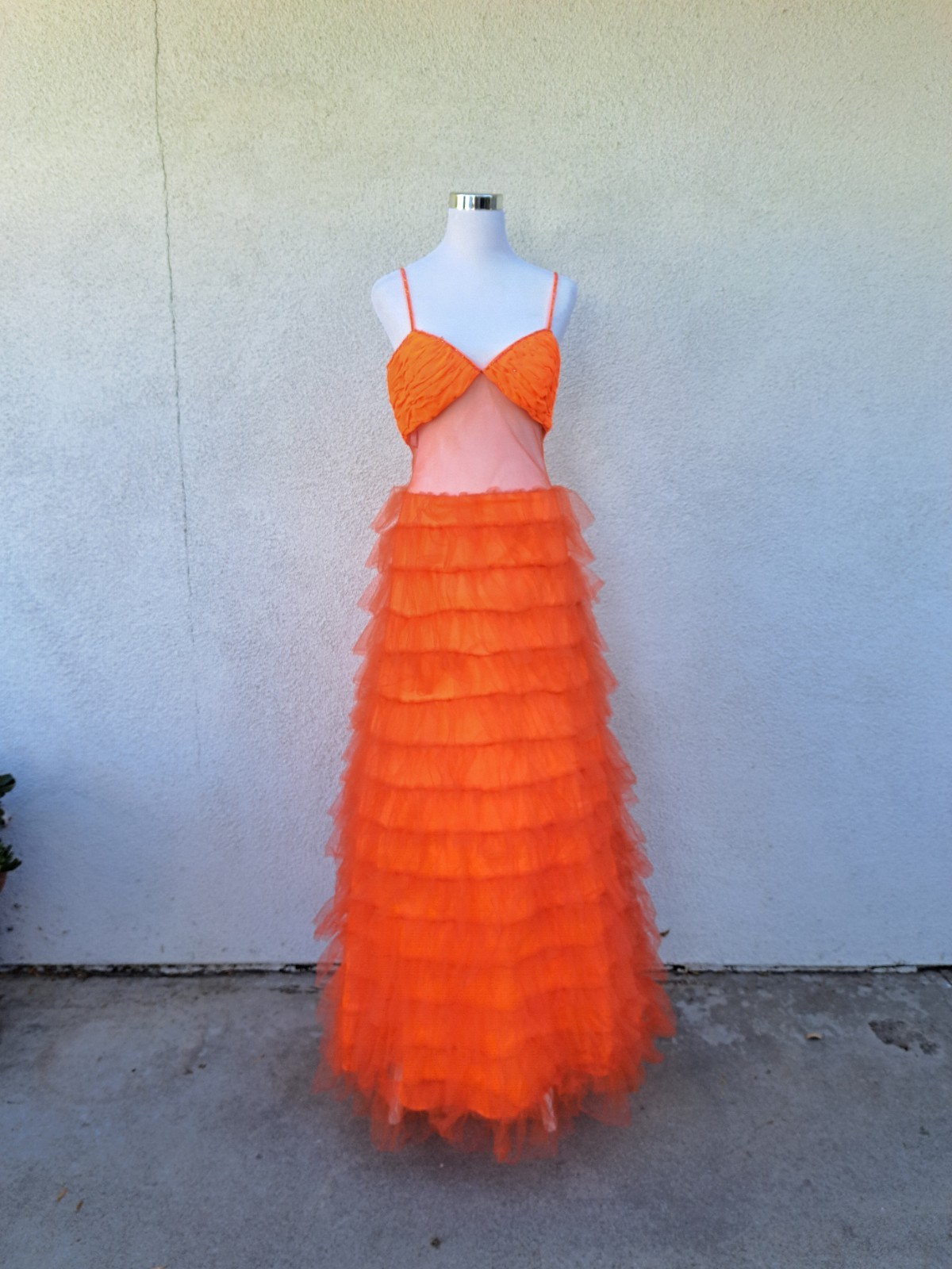 Vintage 1990’s Sexy Babes Tulle Dress Day Of Dead