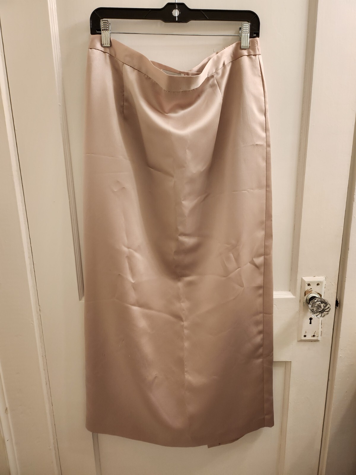 Size 16P Vintage 90’s Formal Karen Miller Floor Length Rose Pink Pencil Skirt