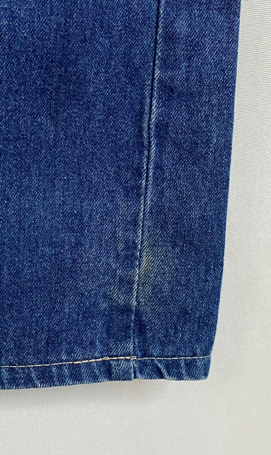 Vintage 1970s high waist jeans 28 31 blue denim cotton SHADES straight leg