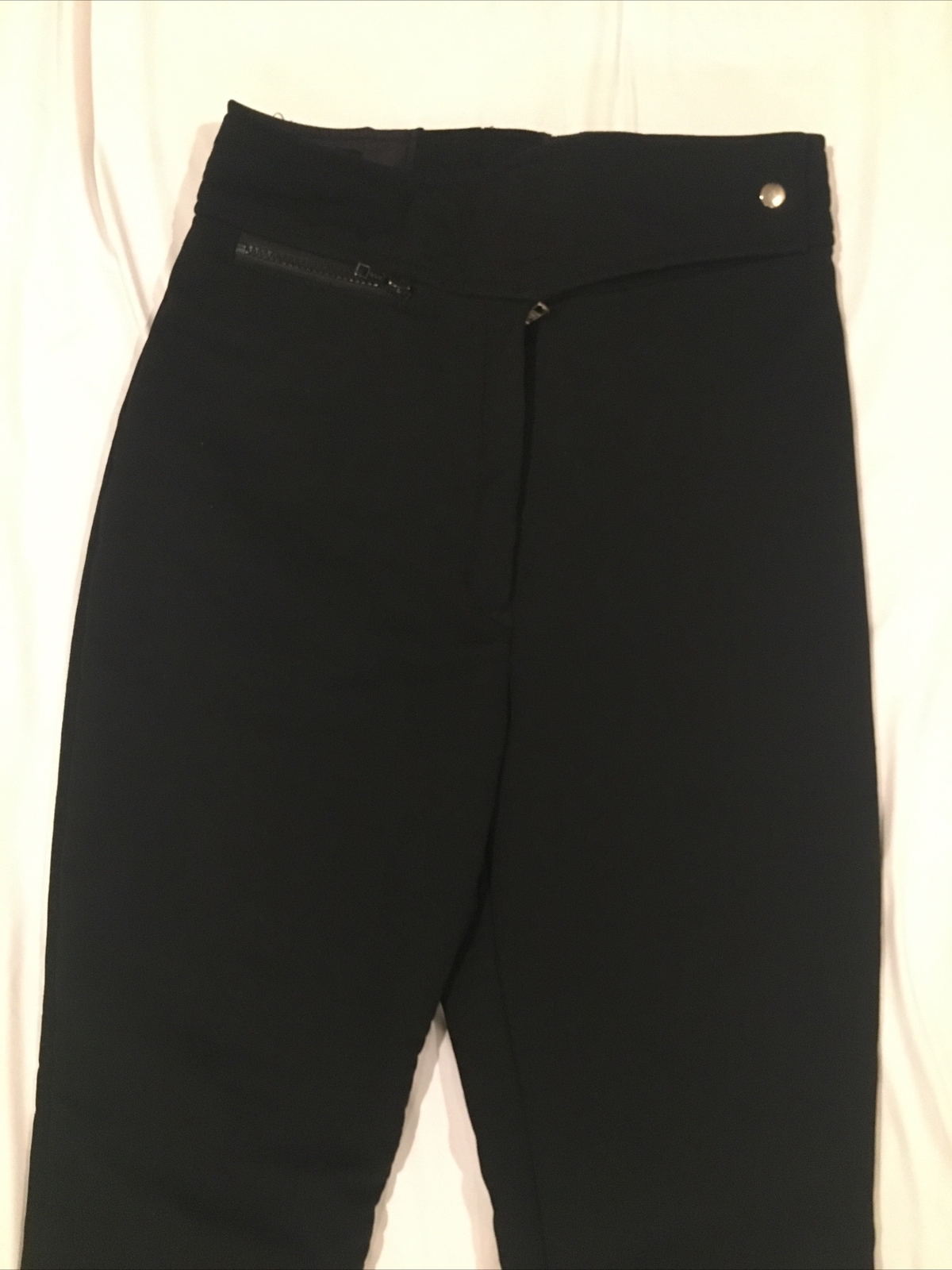 Profile Women’s High Waist Black Fitted Snow Ski Pants Snowboard Size 10 Regular