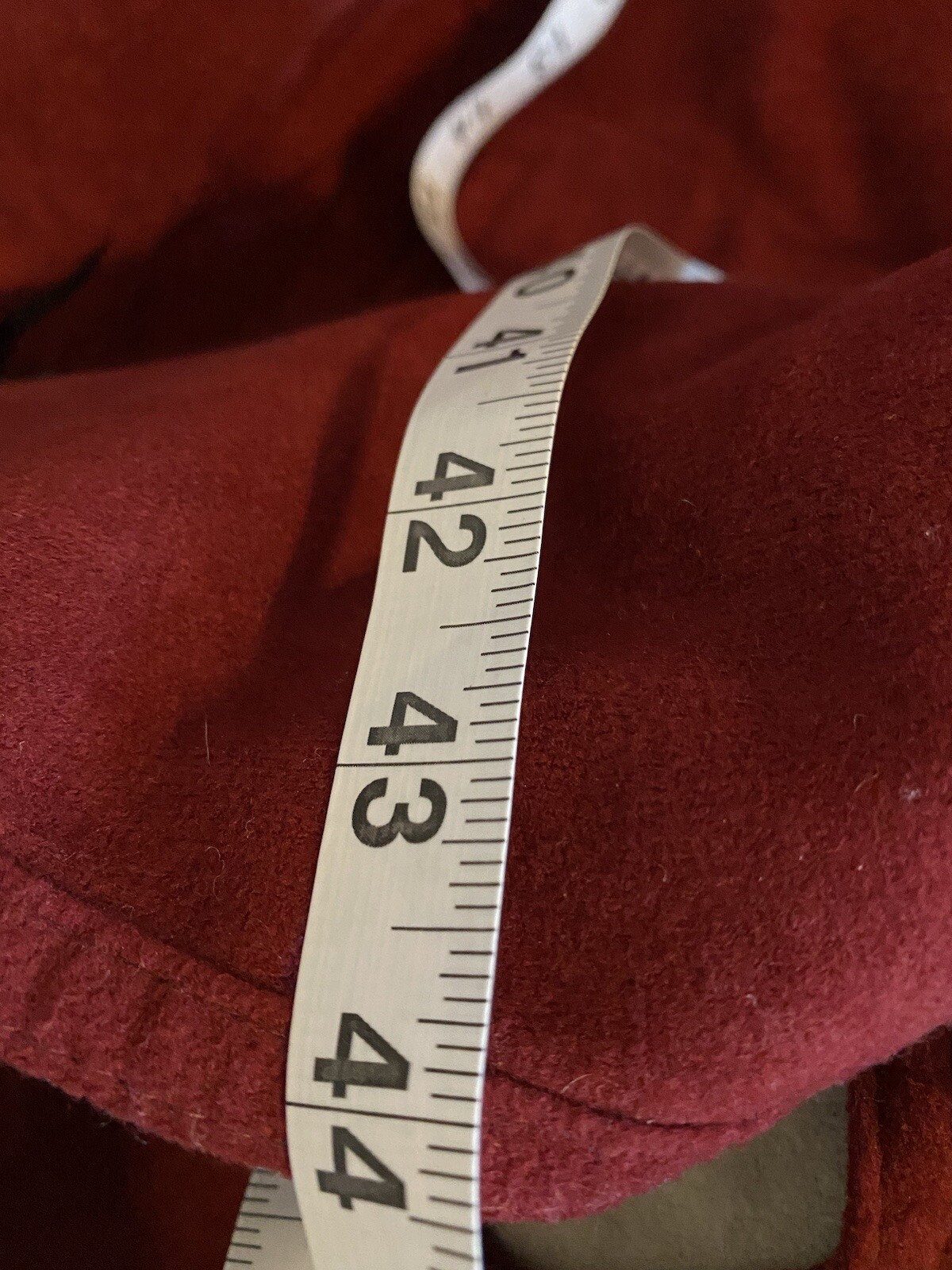 Vintage Rare Burgundy Cape Style Overcoat Outerbanks By Judy Scates For Jerold