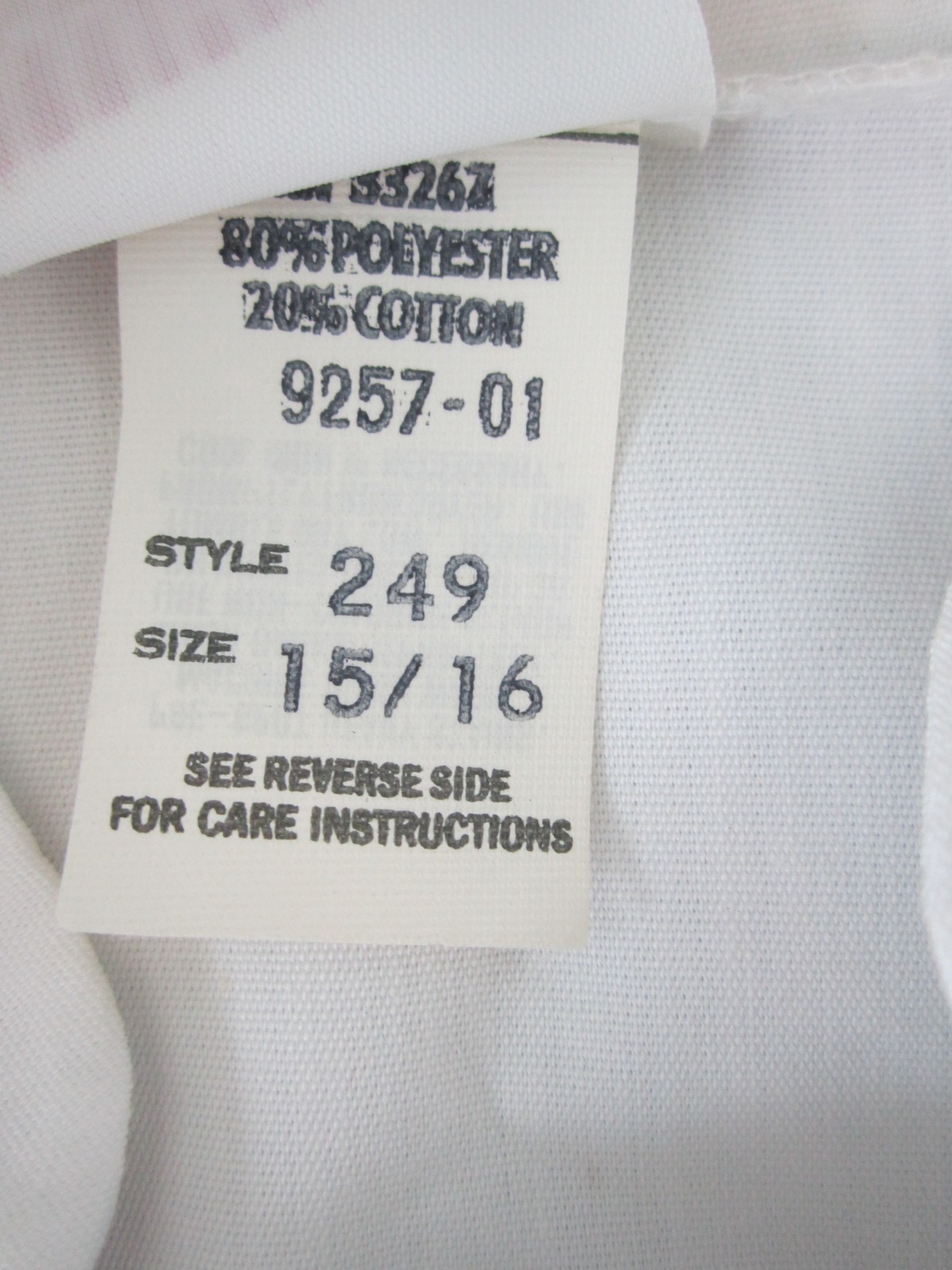 True Vintage 1960s White Rock Uniform Medical Nurse Dress USA Size 15/16 NWT