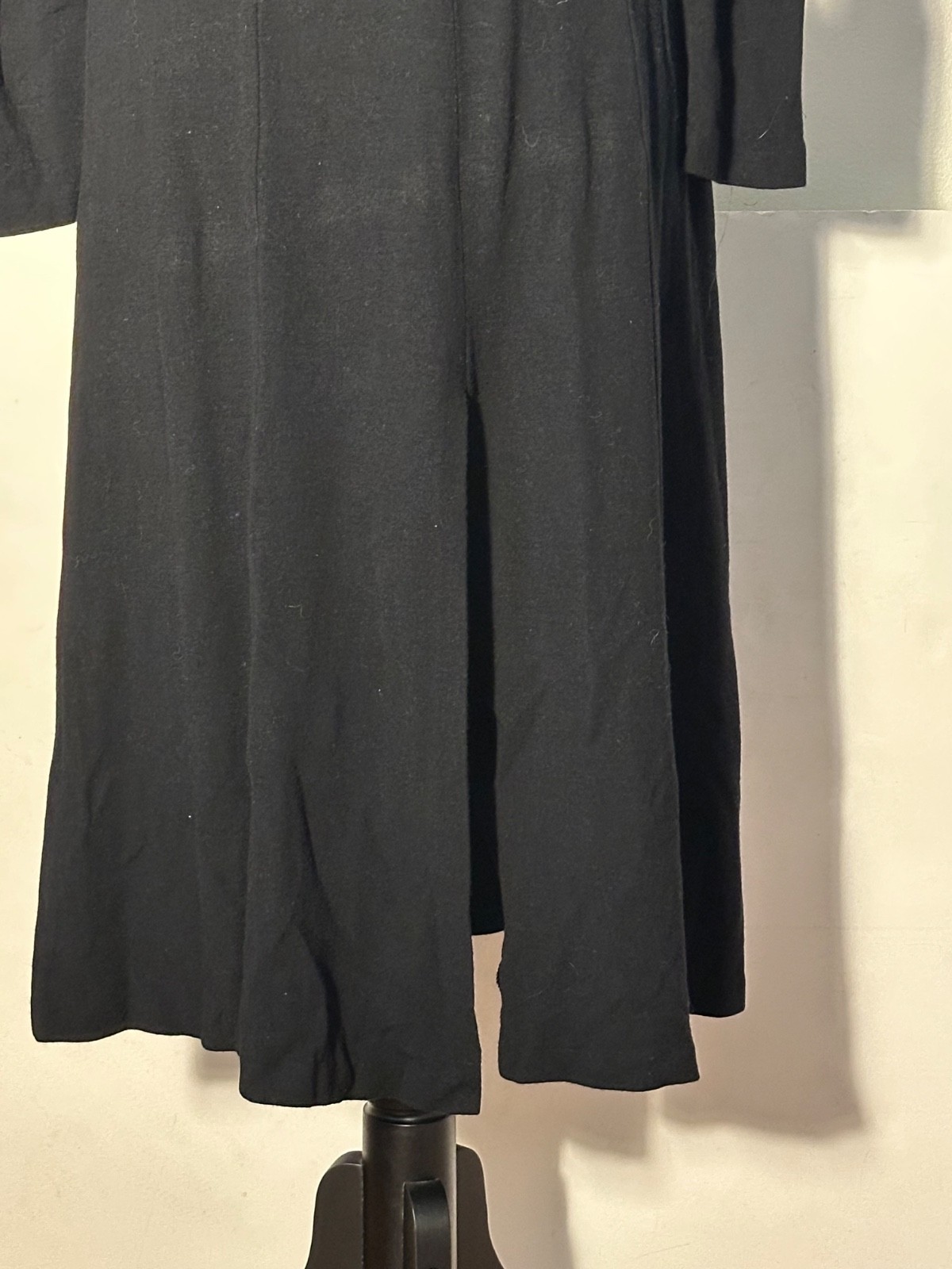 STUNNING Vintage 1960s NORMA KAMALI Dress Black Midi Med/Sm Japan VGUC