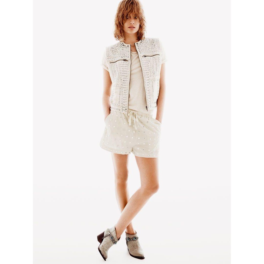 H&M Spring 2013 21st Century Bohemia Studded Vest Skirt Set Womens 8