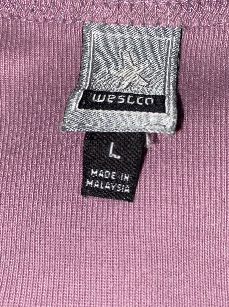 Westco Purple Cotton Ladies Tank / Top Size Large Great Condition