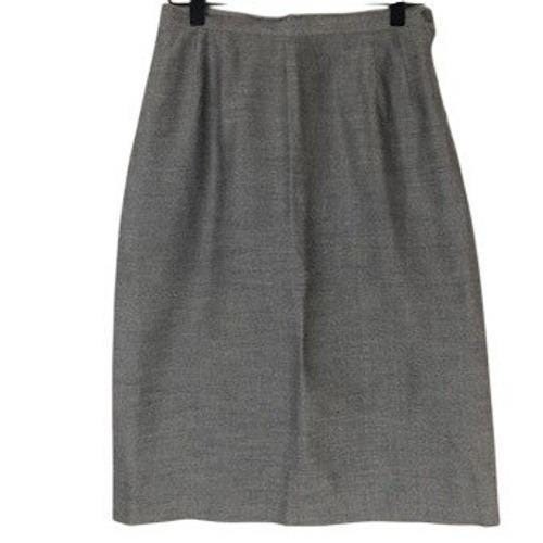 VTG BETTY ROSE Skirt Suit Double Breasted Jacket Pencil Skirt Set Sz 12 Gray
