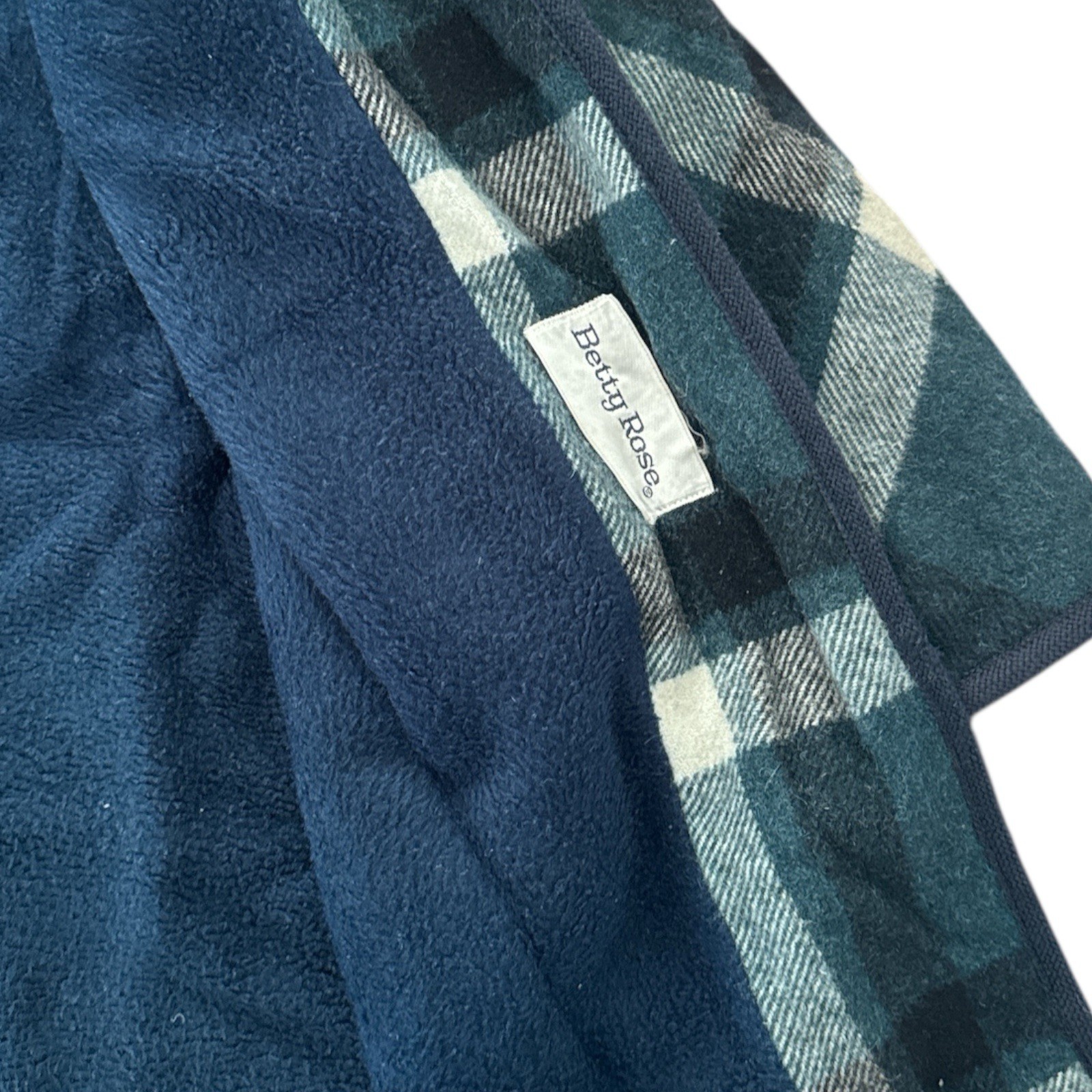 Vintage 60’s Betty Rose Wool Plaid Green White Callard Jacket/Coat Women’s M/L?