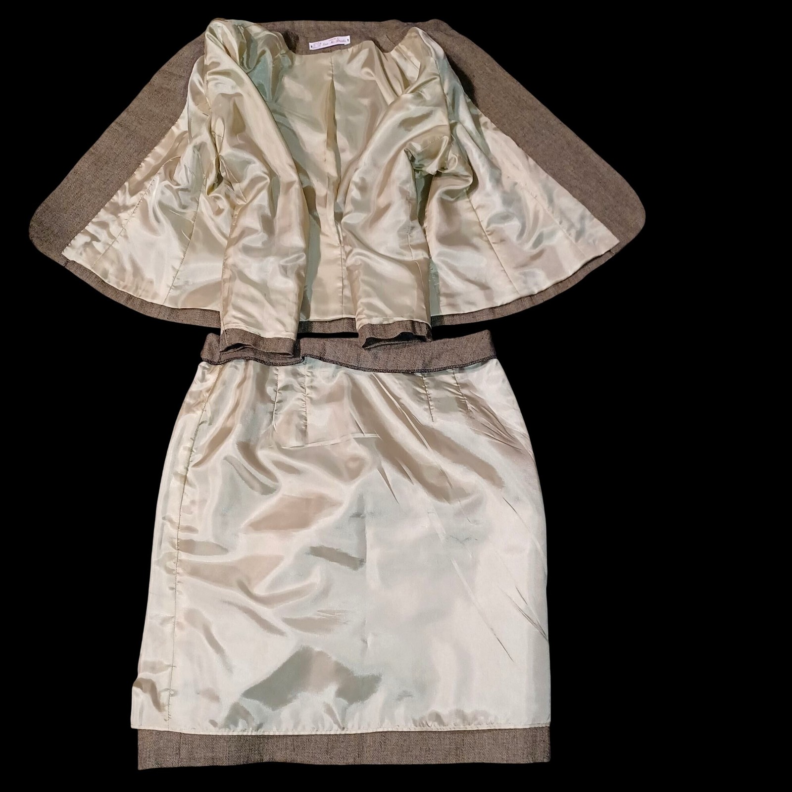 Boho Jacket Skirt VTG Bolero Cropped Matador Wearable Art Womens Size M