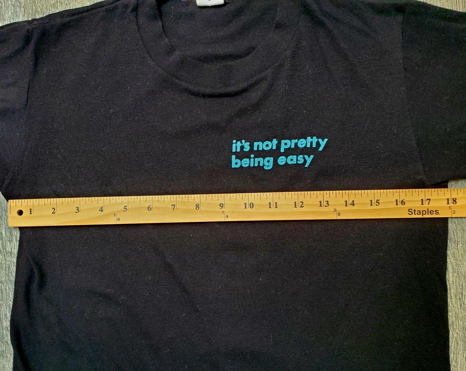Vintage RARE 80s It’s Not Pretty Being Easy’ Single-Stitch T-Shirt~Adult Humor~M