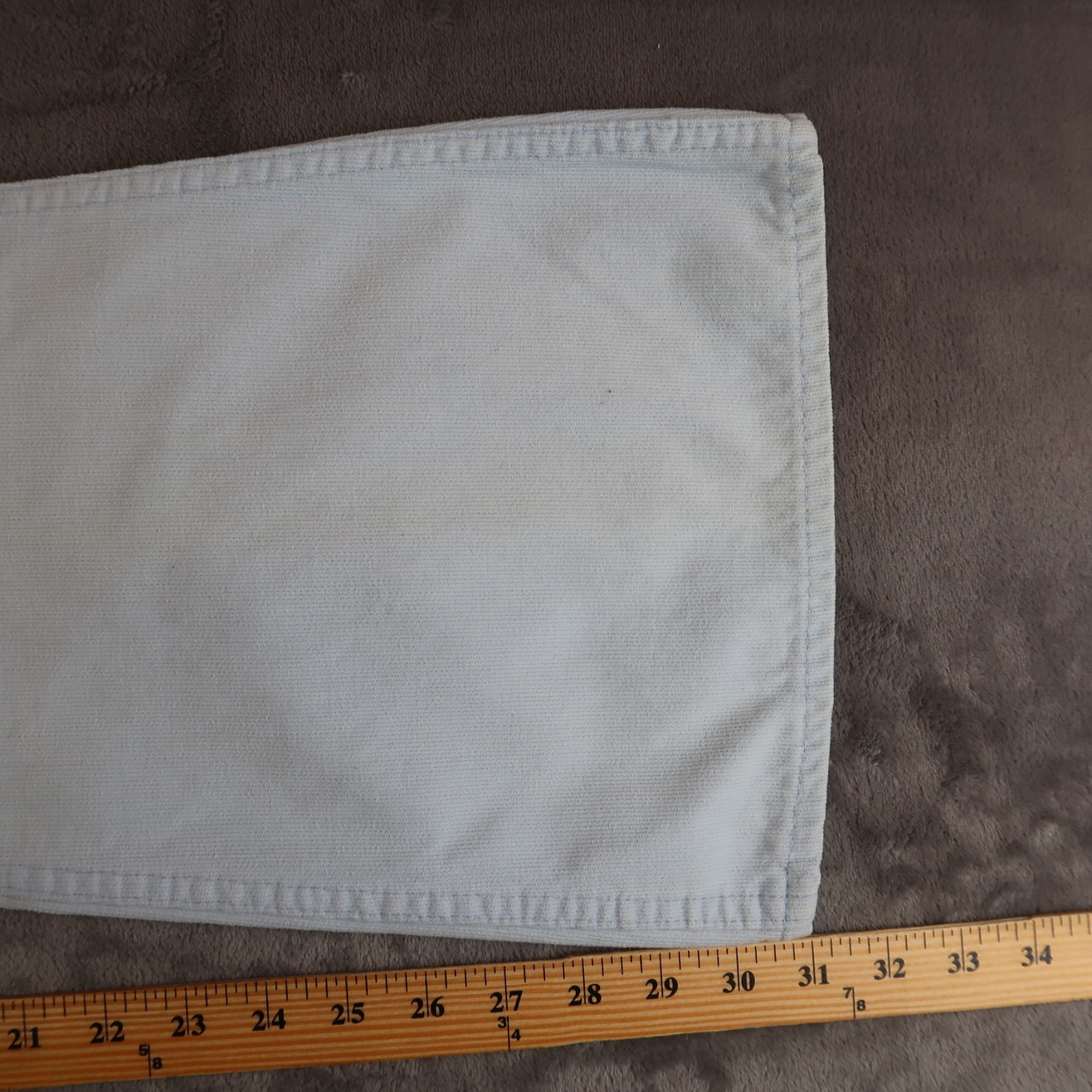 Vintage 70s Oshkosh B’Gosh 35×31 Powder Blue Corduroy Bell Bottoms Unisex Flare