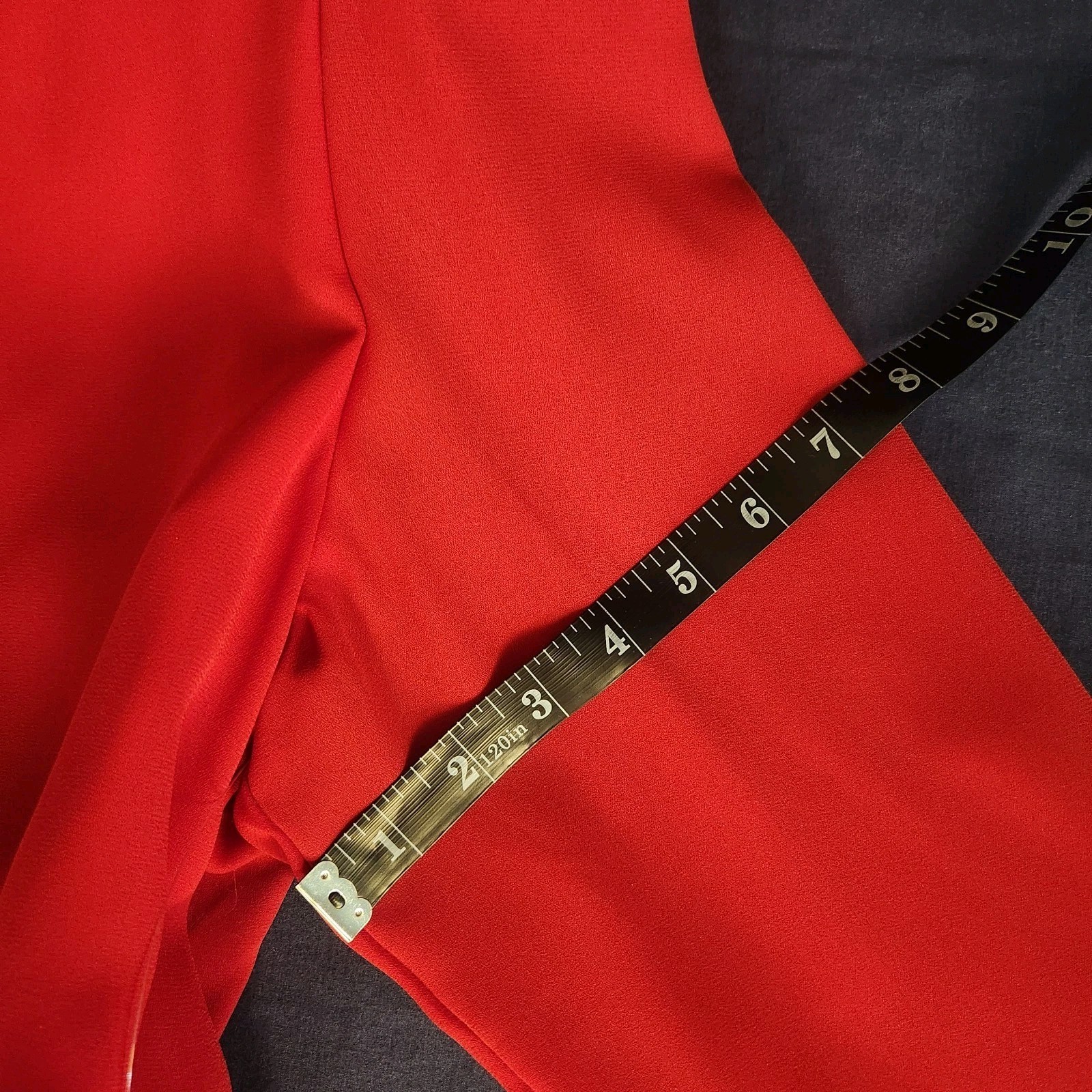 Vintage 80s Red Draped Front/Side Bow With Rhinestones Valentine Dress 15/16