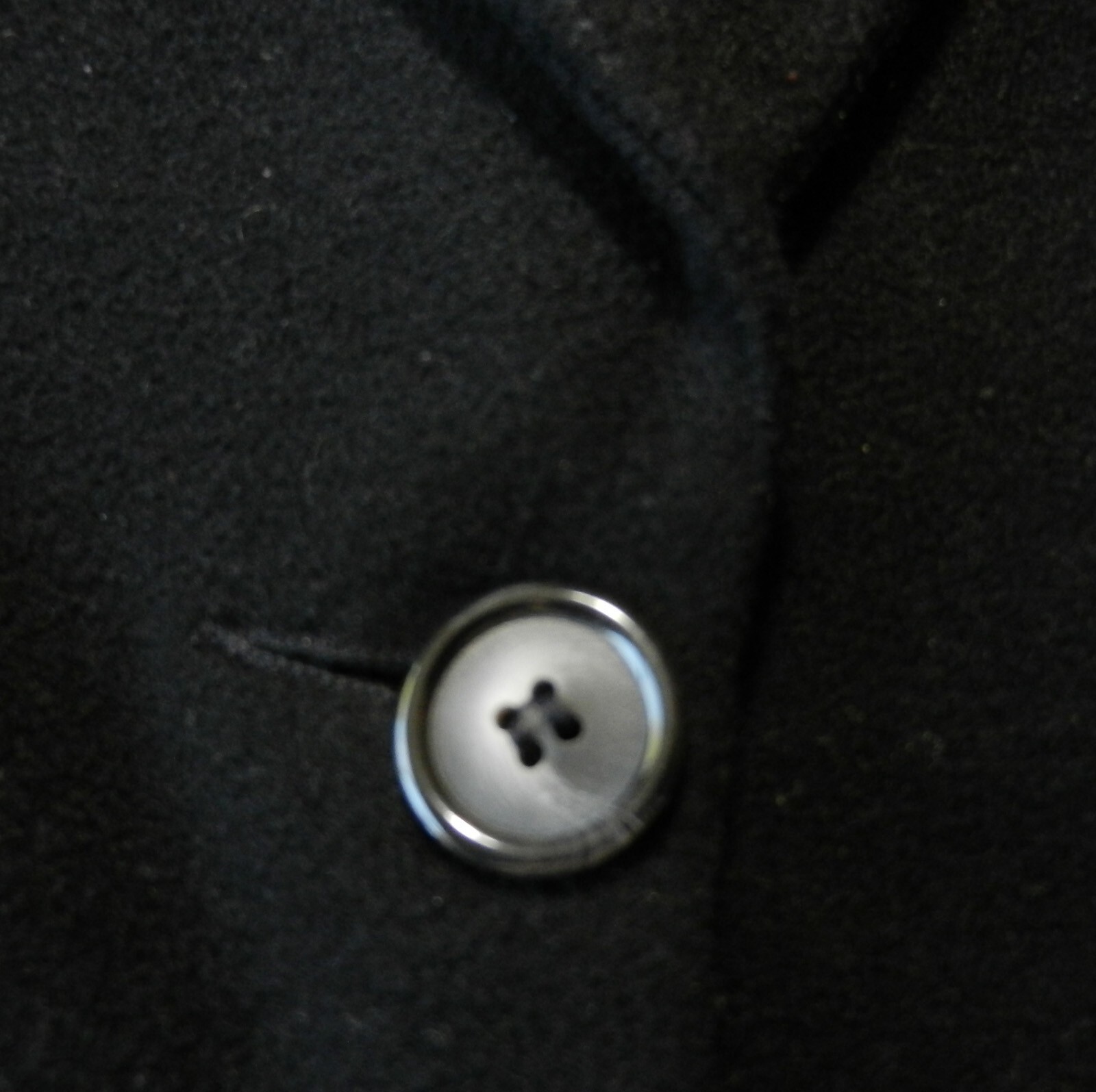 Vintage Parisian Signature Wool/Cashmere Black Blazer Size 14
