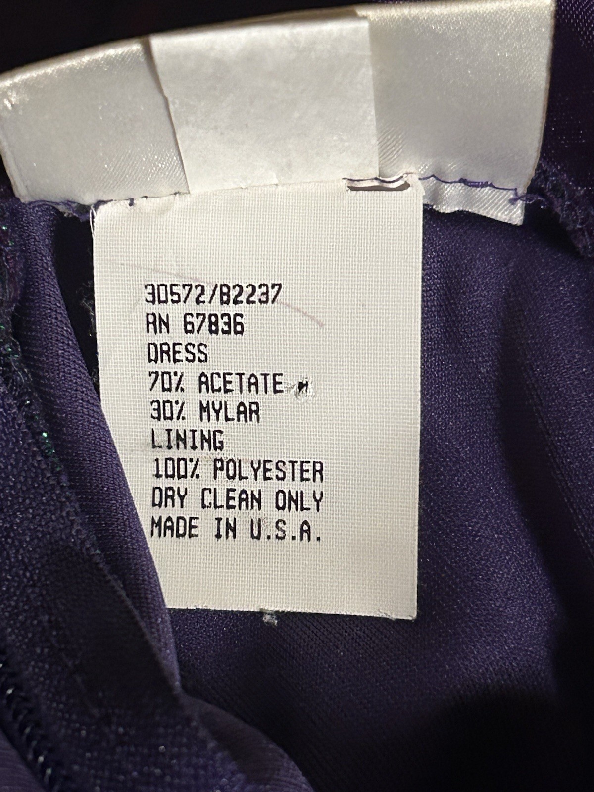 Vintage Y2K Iridescent Purple And Green Metallic Maurice’s Halter Formal Dress
