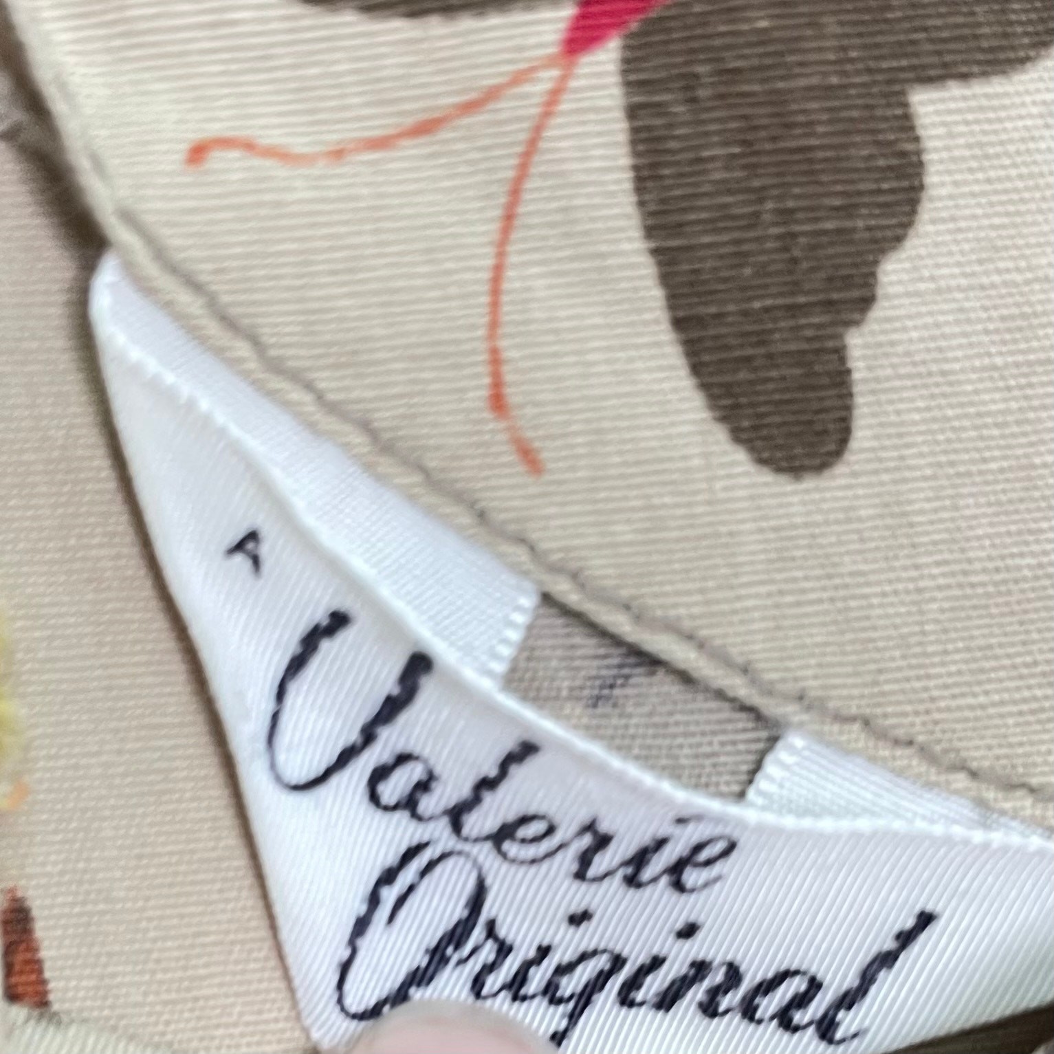 Vintage 50s 60s Valerie Original Tan All Over Butterfly Print Fit & Flare Dress