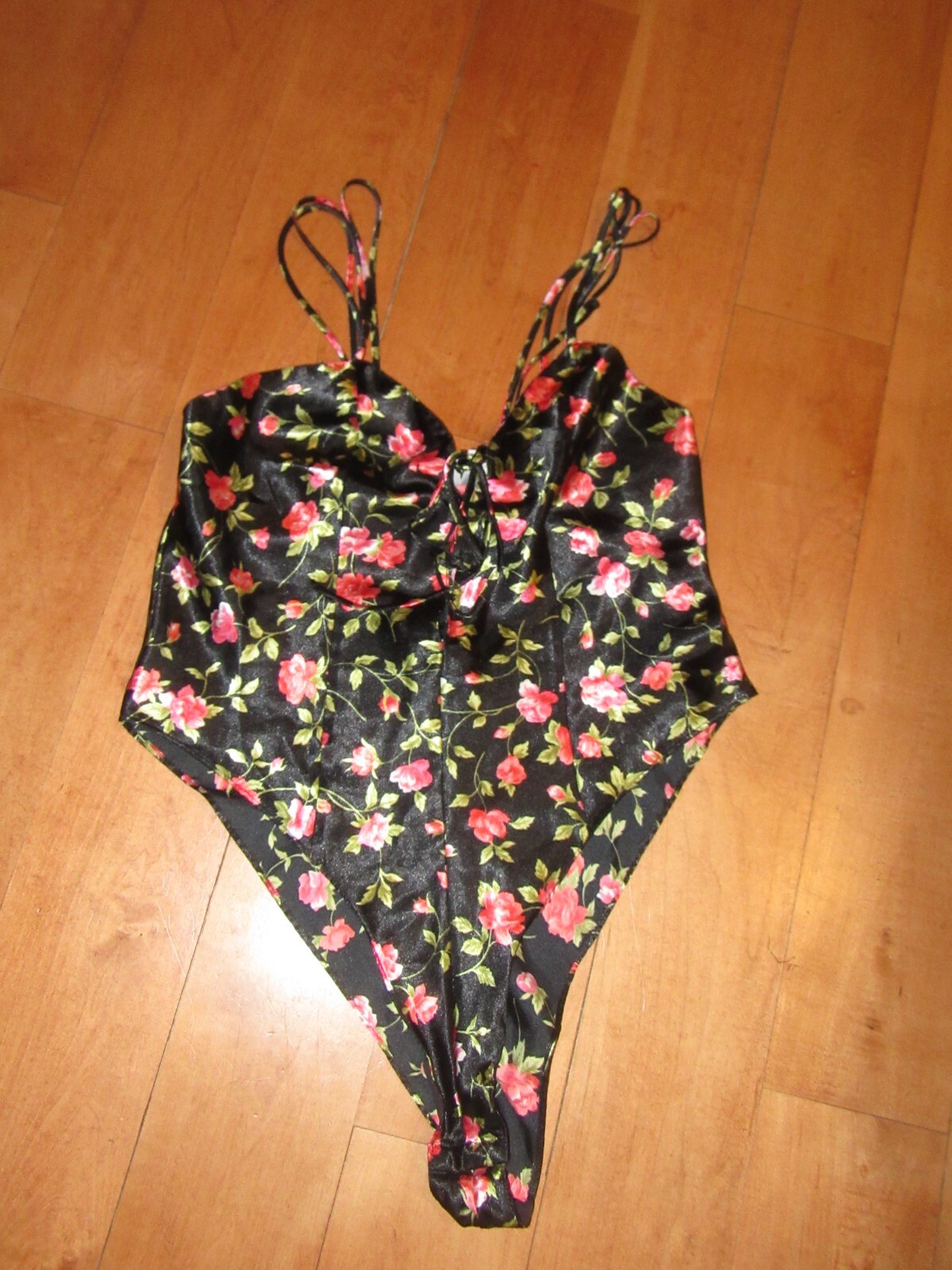 Vintage Women’s Intimate Moods Polyester Teddy Teddie Size Small
