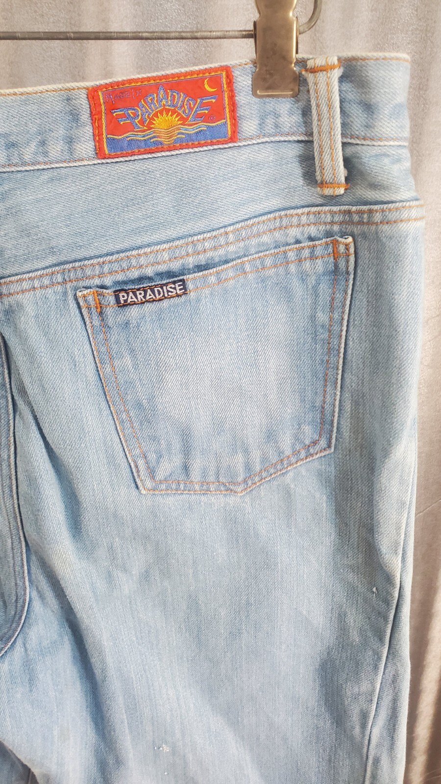 Vintage 1980’s-90’s Made in Paradise High-rise Wide Leg Jeans SZ 38 Jr.15