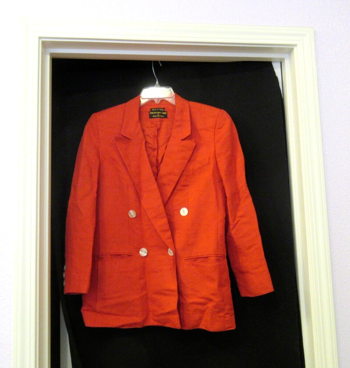 Giorgio Saint Angelo red linen blazer, 32″ chest