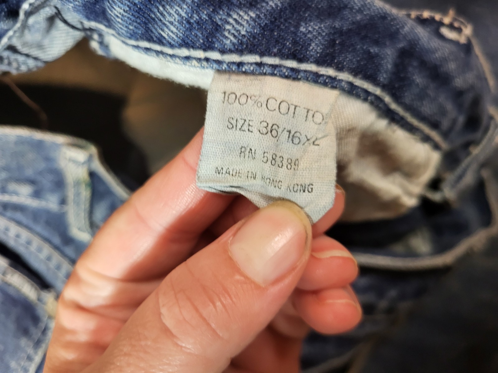 Vintage Lawman International Mom Jeans Size 36/16 XL High Waist