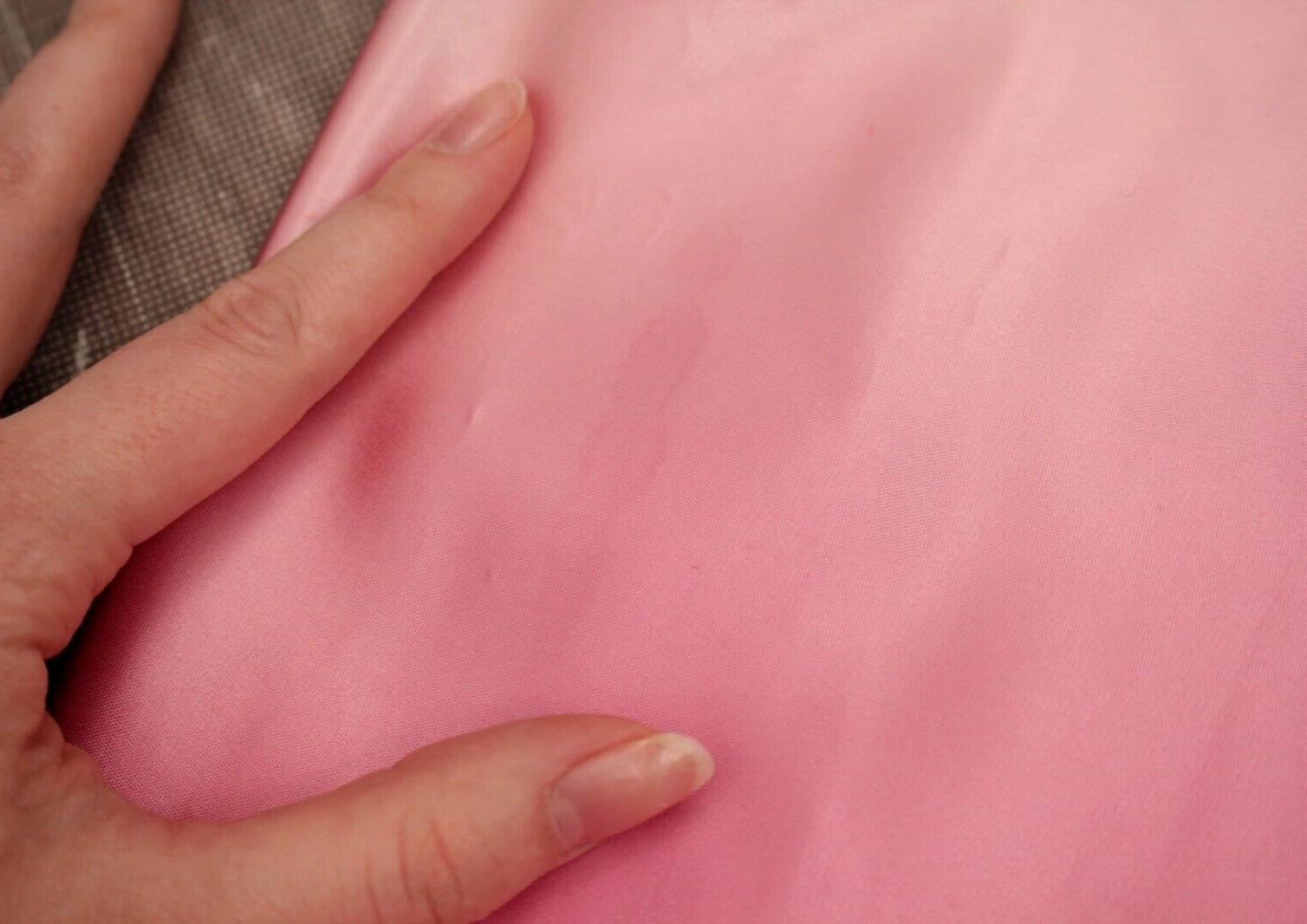 Vtg Women’s 40s Pink Ombre Formal Gown XS/S 1940s Satin Maxi Dress Prom