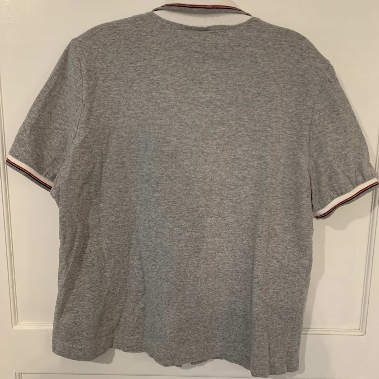 Steven Ross Naturally L Short Sleeve Zip Top & Maxi Skirt Set Gray Vintage