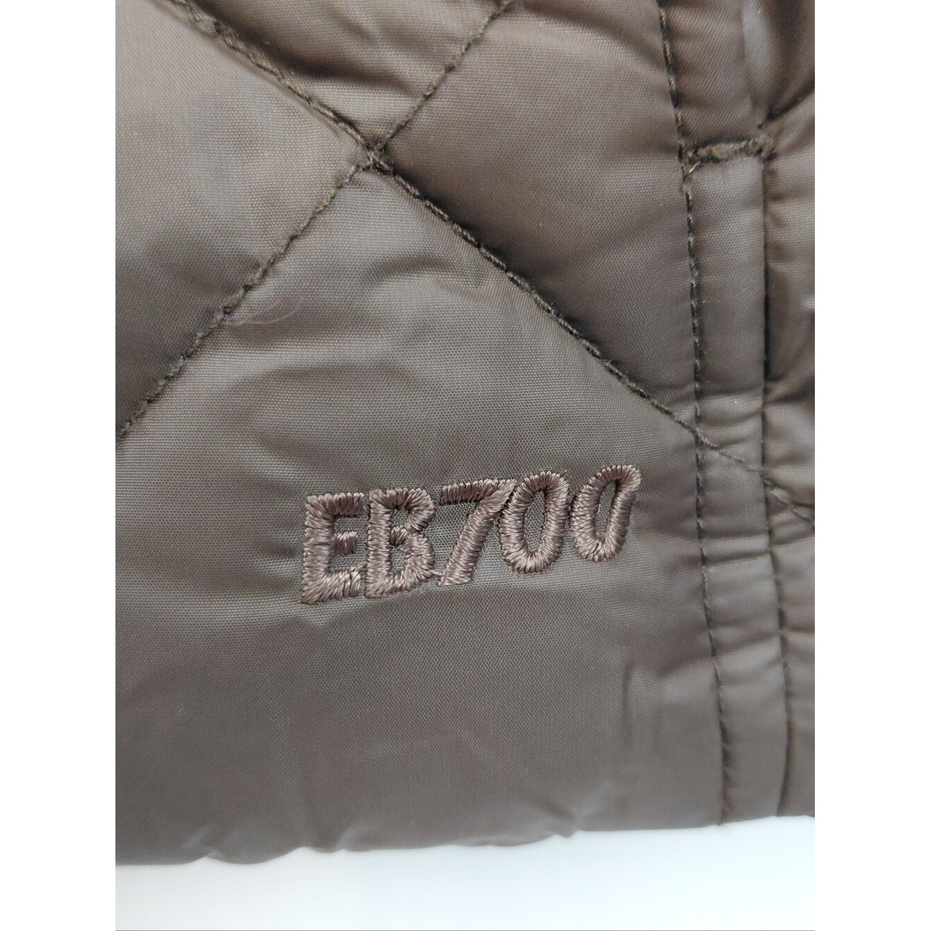 Eddie Bauer EB700 Fill Power Goose Down Vest Women’s Size Small Petite Brown