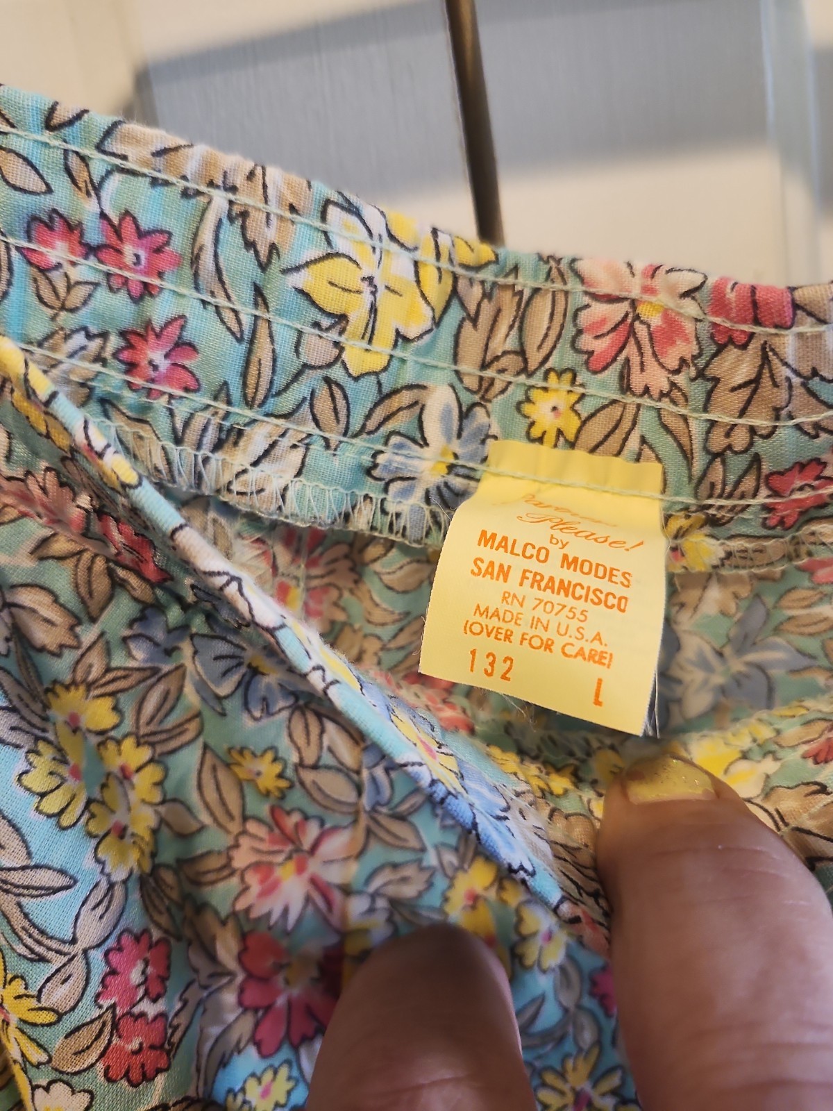 Partners Please! Malco Modes Square Dance Skirt Floral Multicolor Size Large