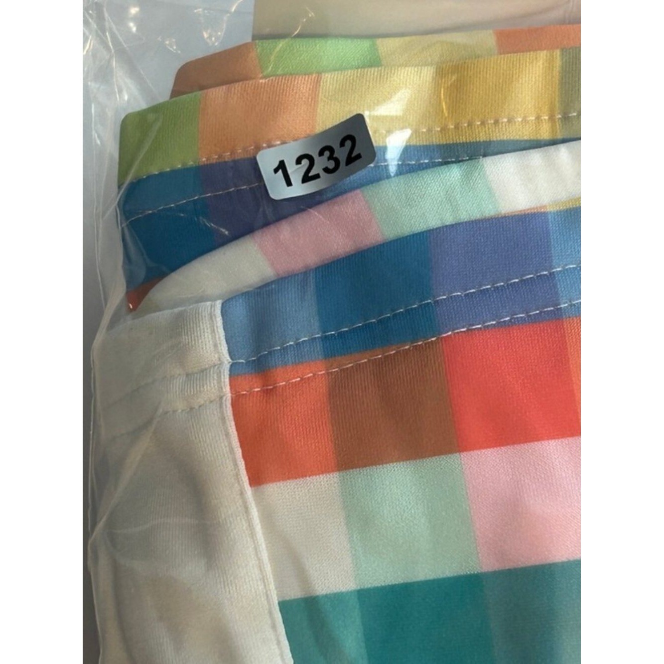 NWT XL Rainbow Plaid Pleated Skirt Preppy Coastal Grandmother Tennis Golf Y2K