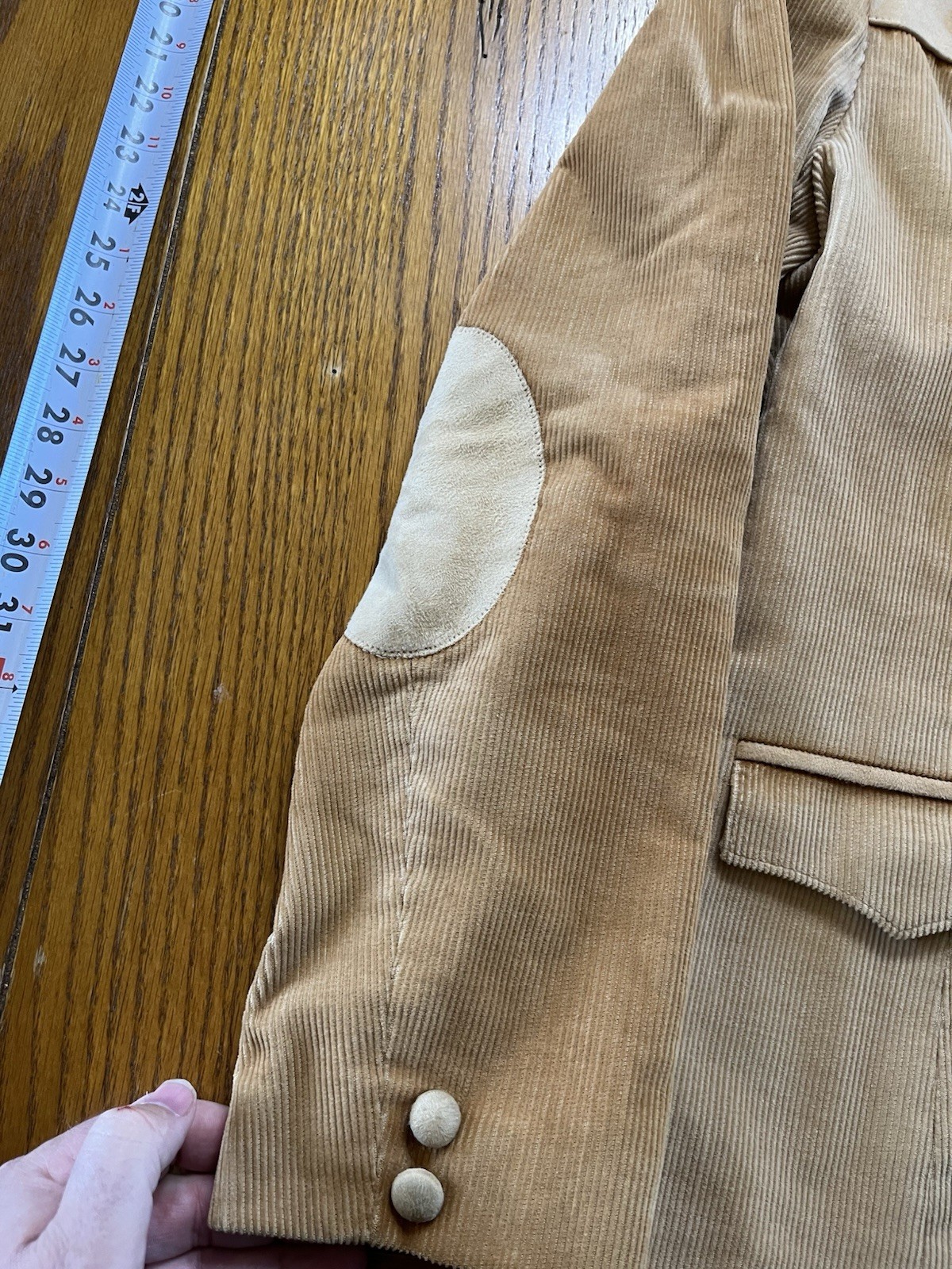 Vintage Ms Pioneer Southwest Riding Style Corduroy & Suede Blazer W-14 (0643-11)