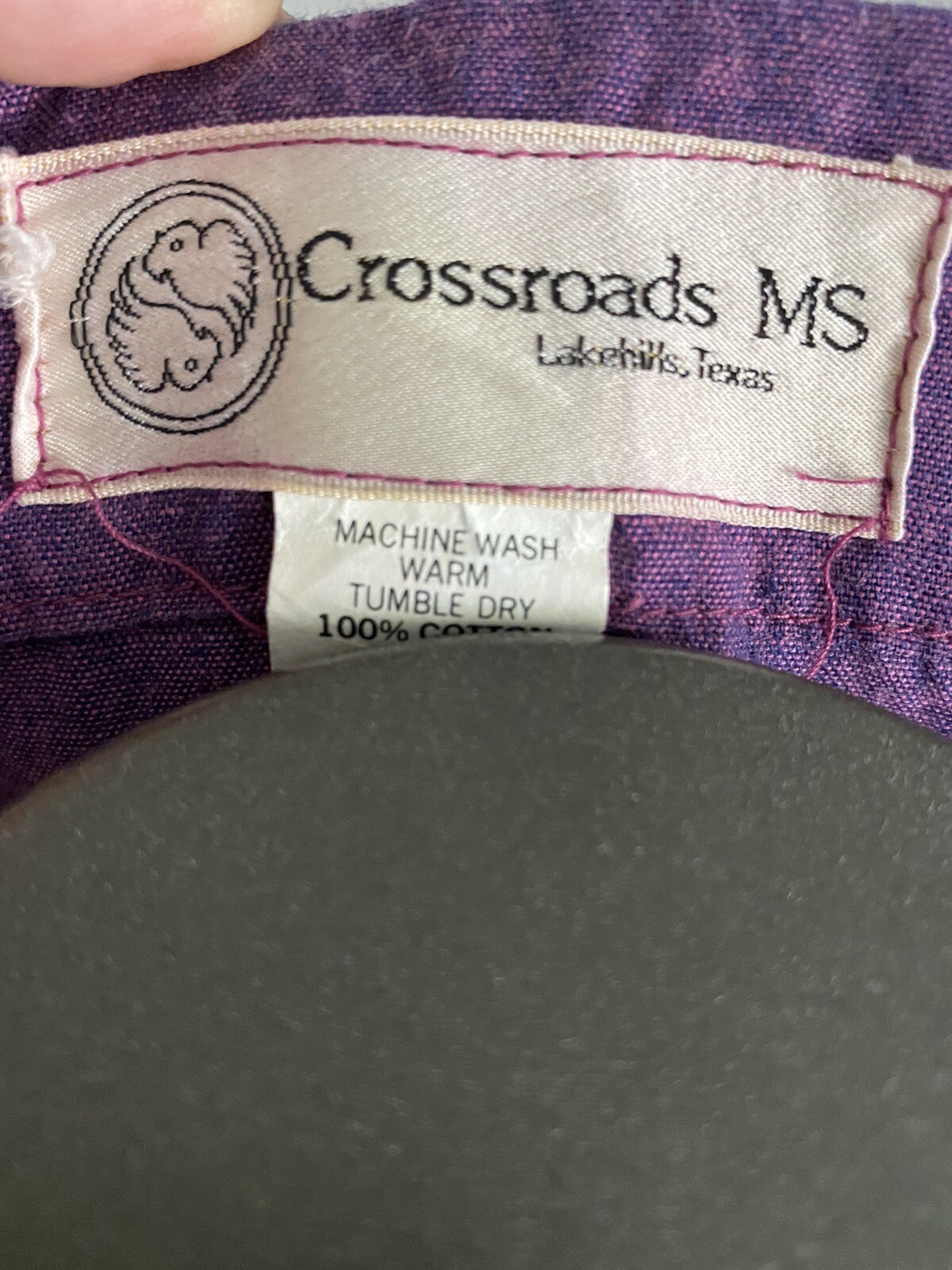 Vtg Crossroads MS Lakehills, TX Panama Mola Hand Applique Navajo Dress Small