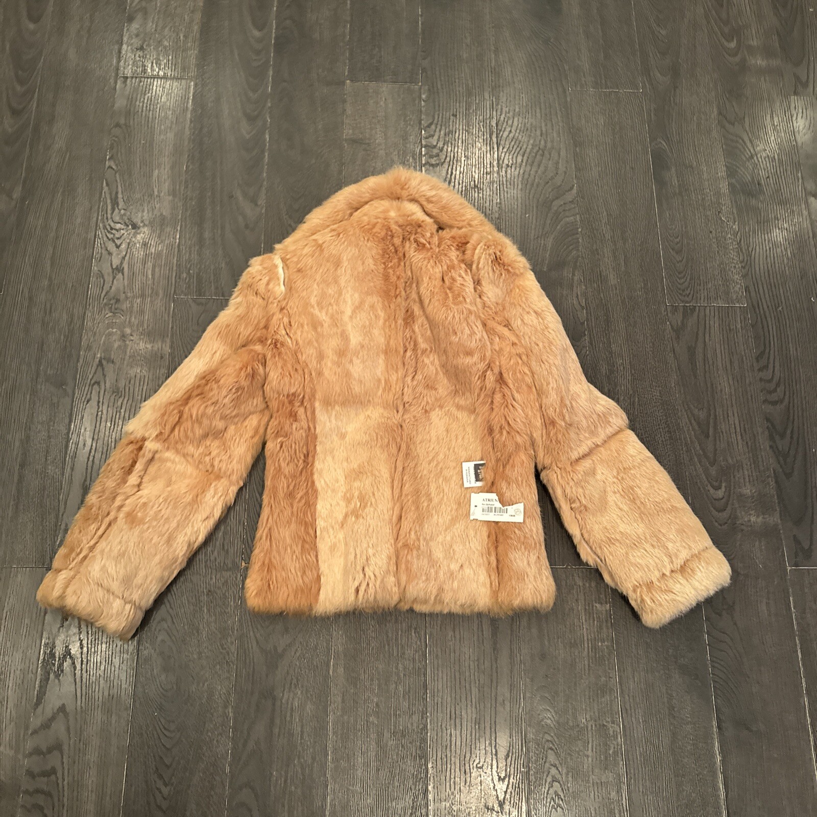 NWT Suede Leather Shearling Jacket Women Size XS Possibly Reversible