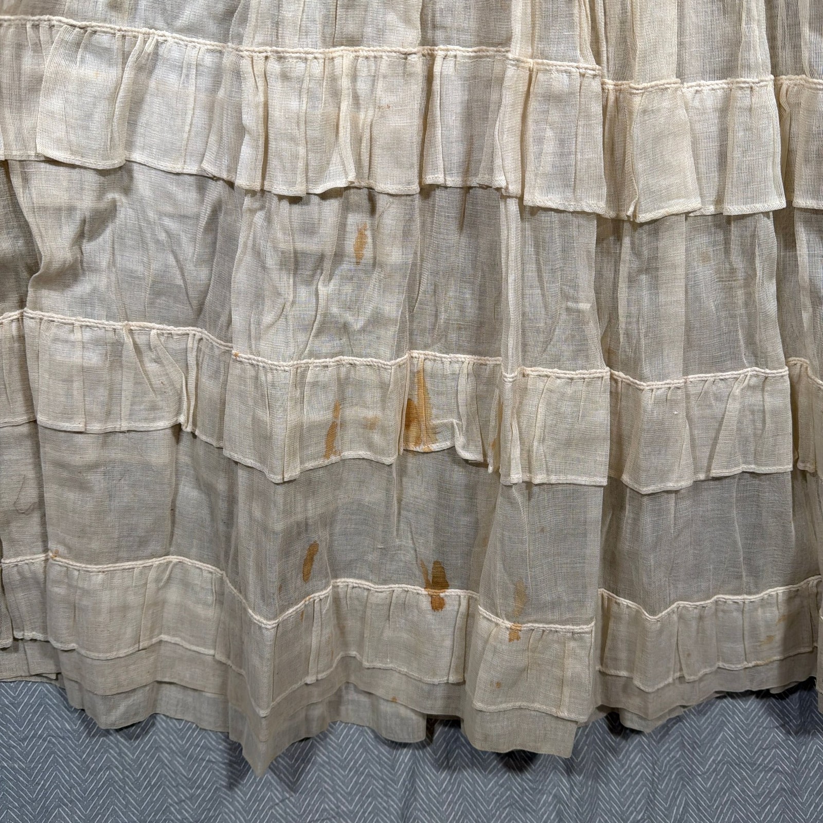 Vintage 1920s Net Wedding Dress