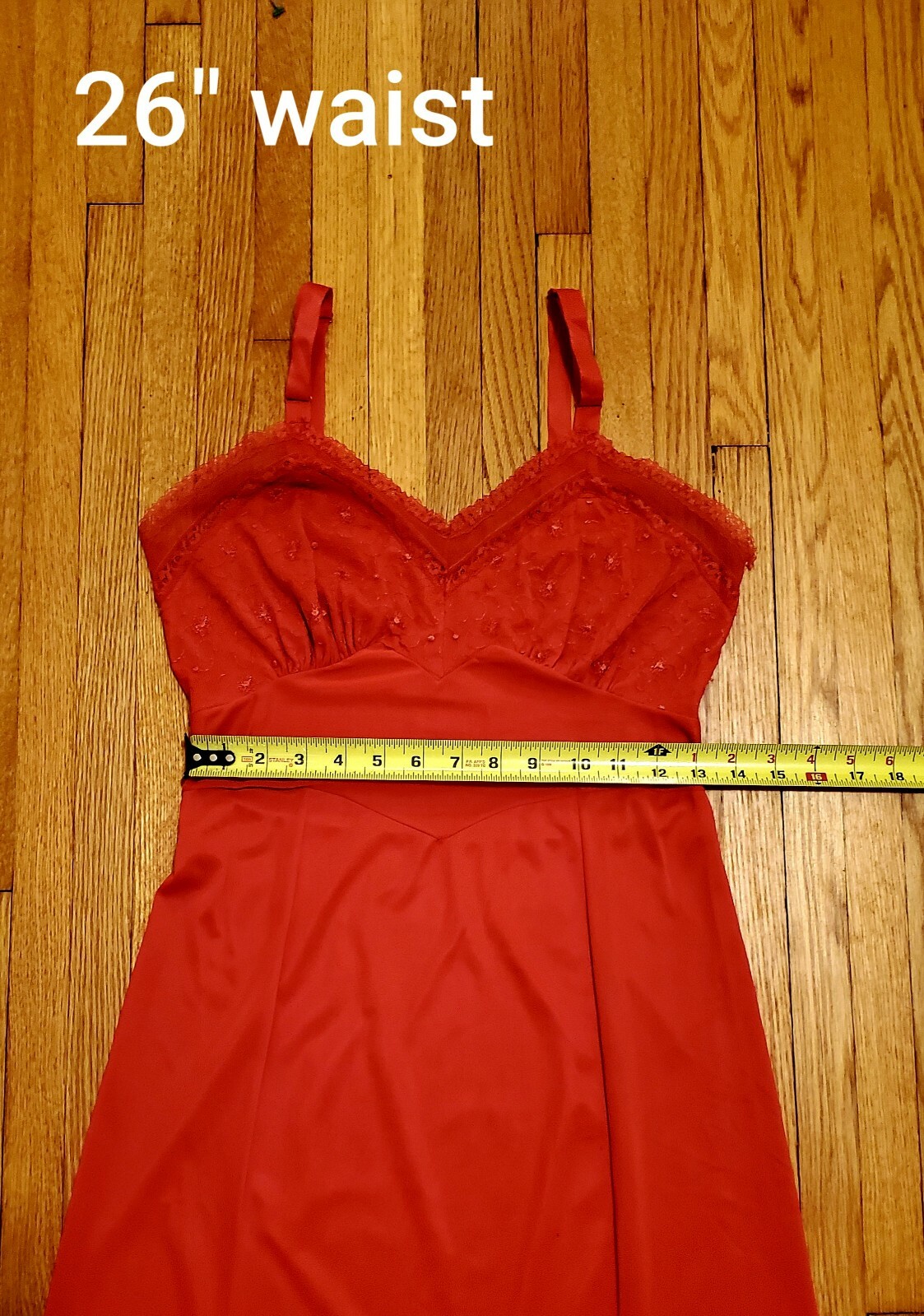 Stoneswear Vintage Red Slip Size 34 Tall M