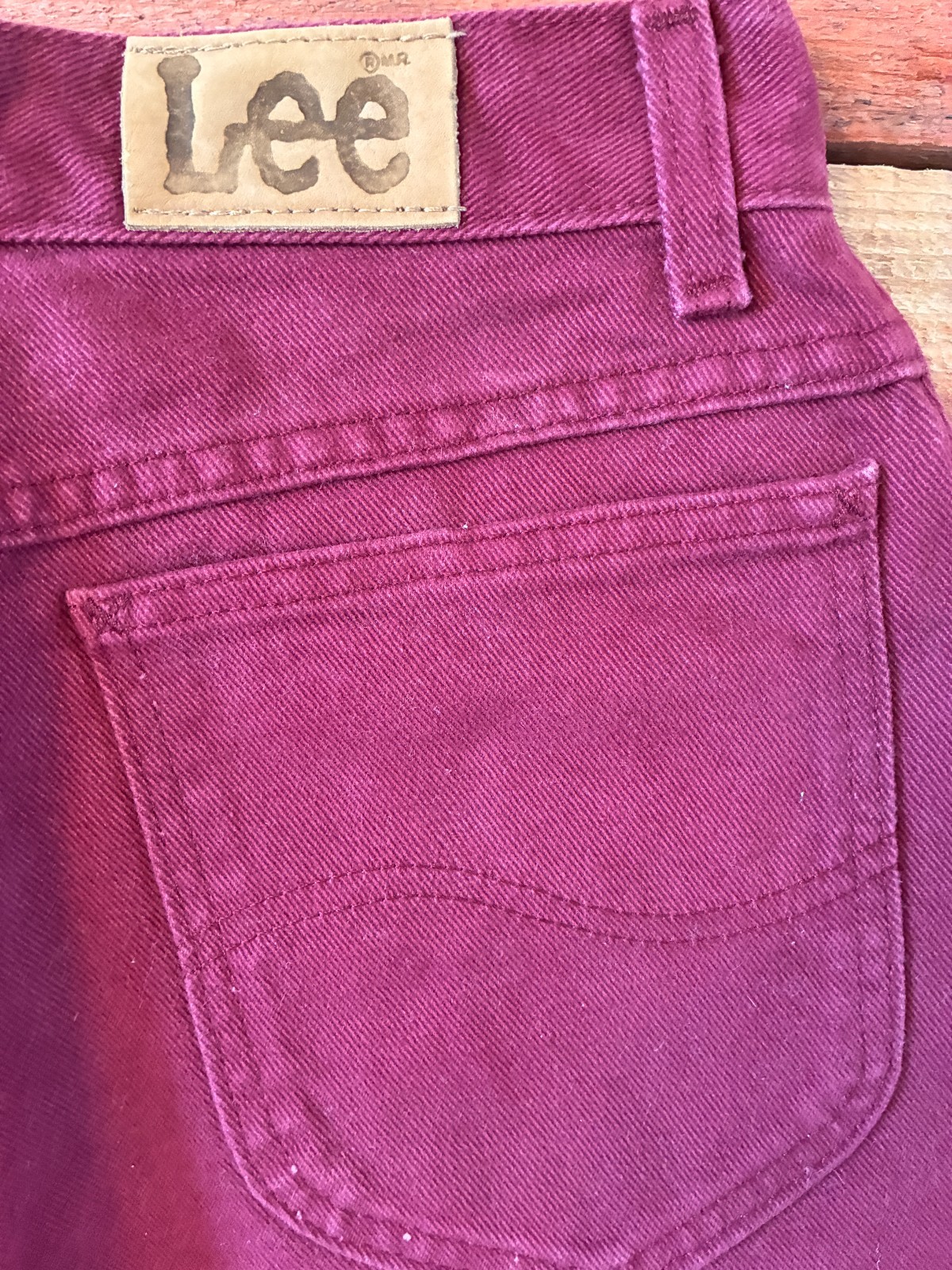 Vintage Lee Oxblood Balloon Shorts USA Made Union Made 90s Y2K Baggy 27