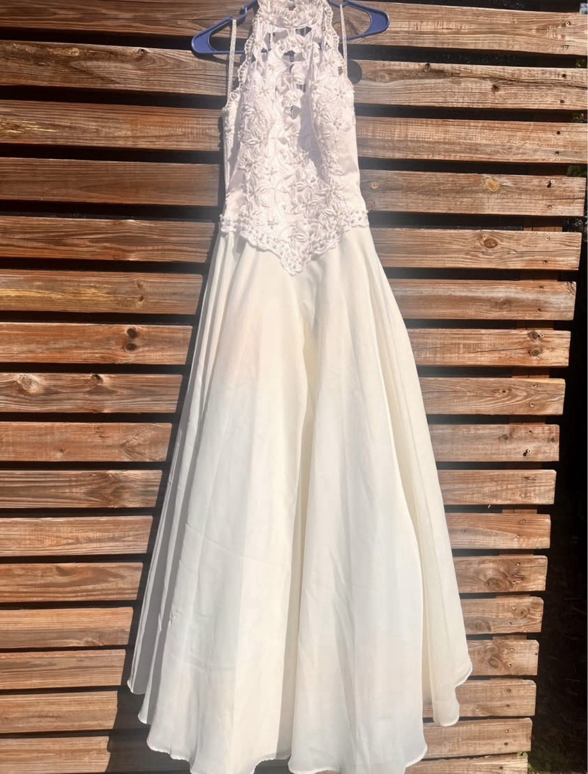 De Villiers Designer Collection Hatfield White Vintage Wedding Dress (READ DESC)