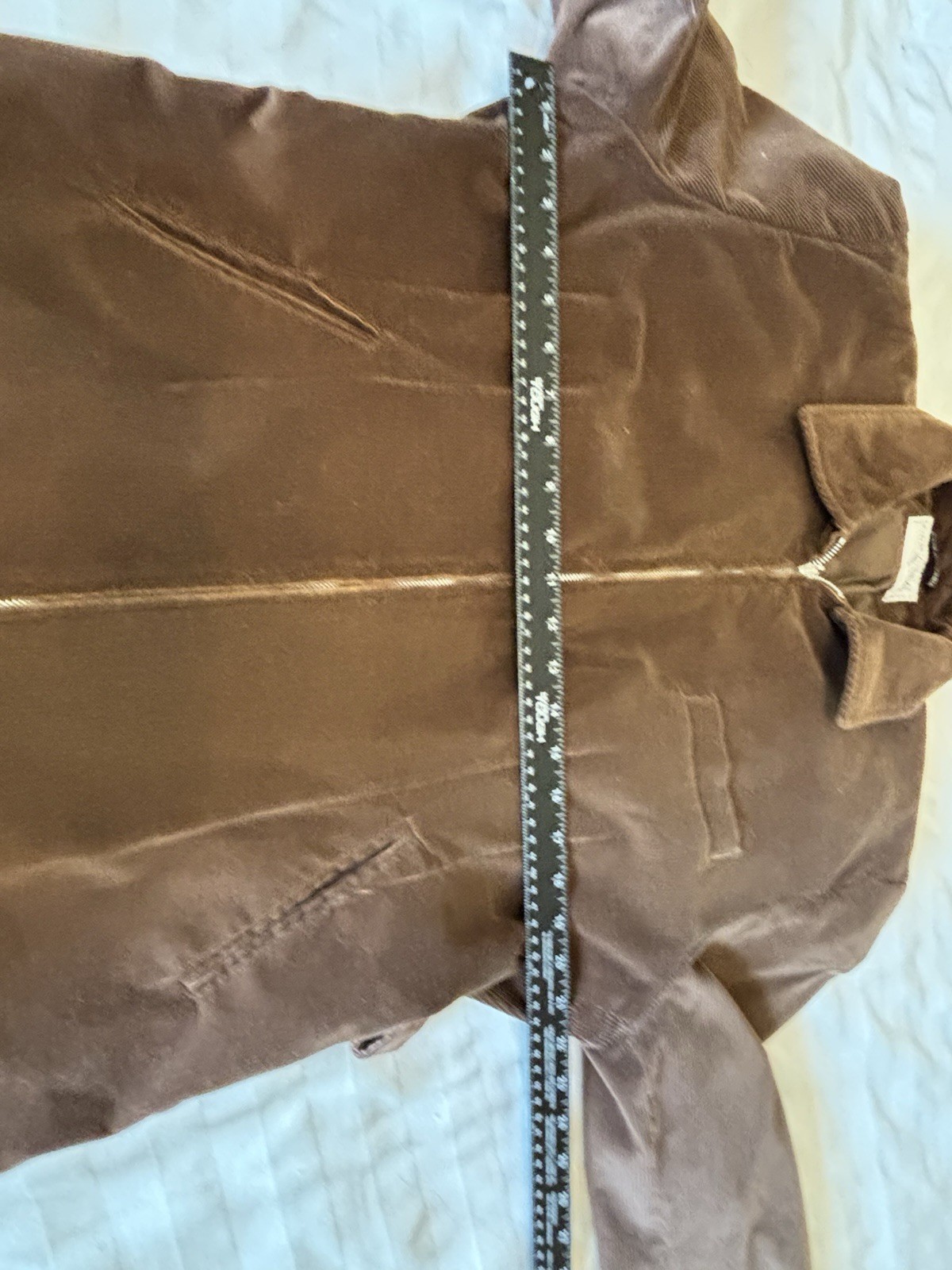 International Scene Made in Russia Brown Corduroy Jacket Coat Women’s Size 20