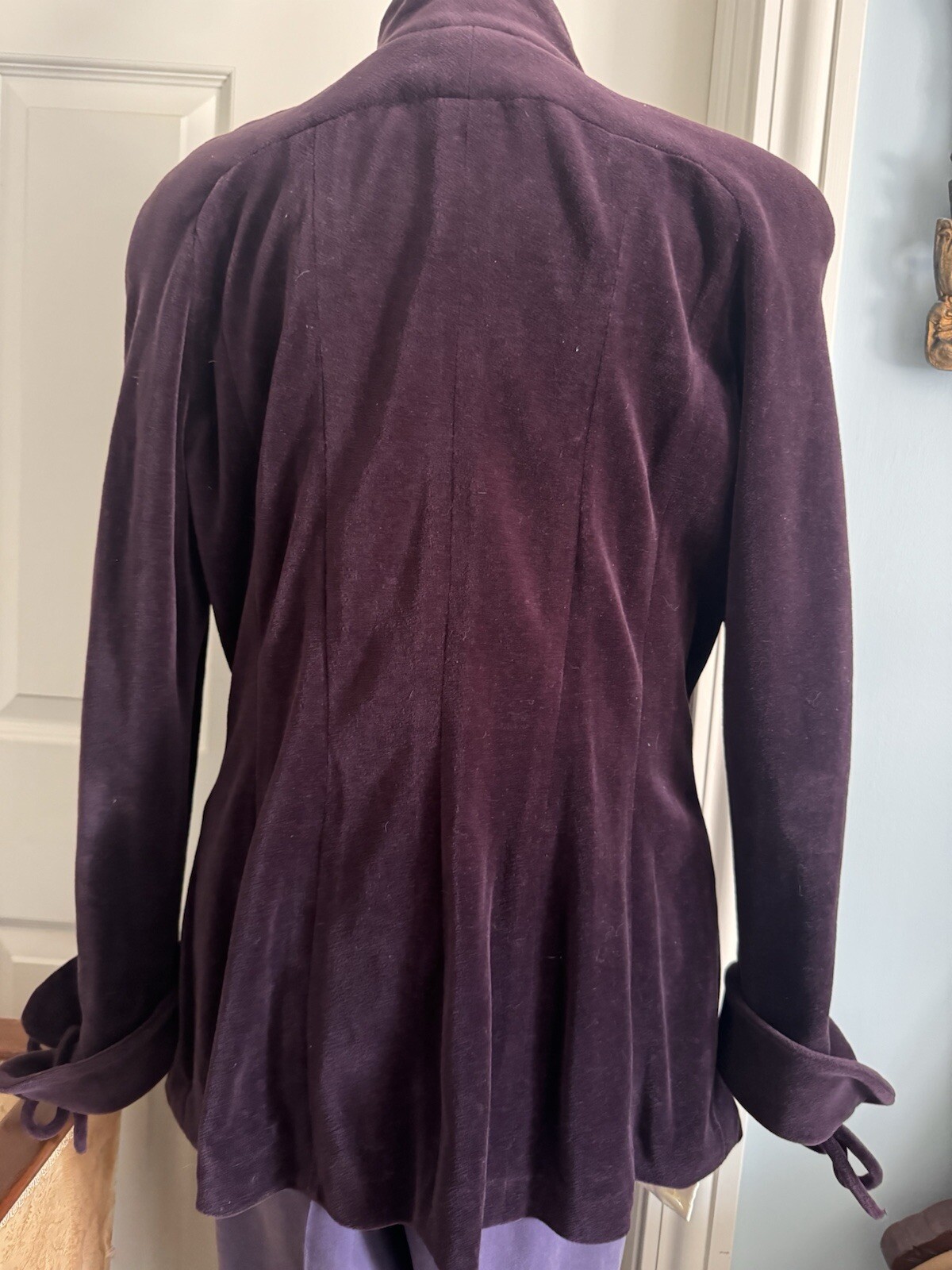 Vintage Chloe Velvet Jacket Purple Rare Find SM