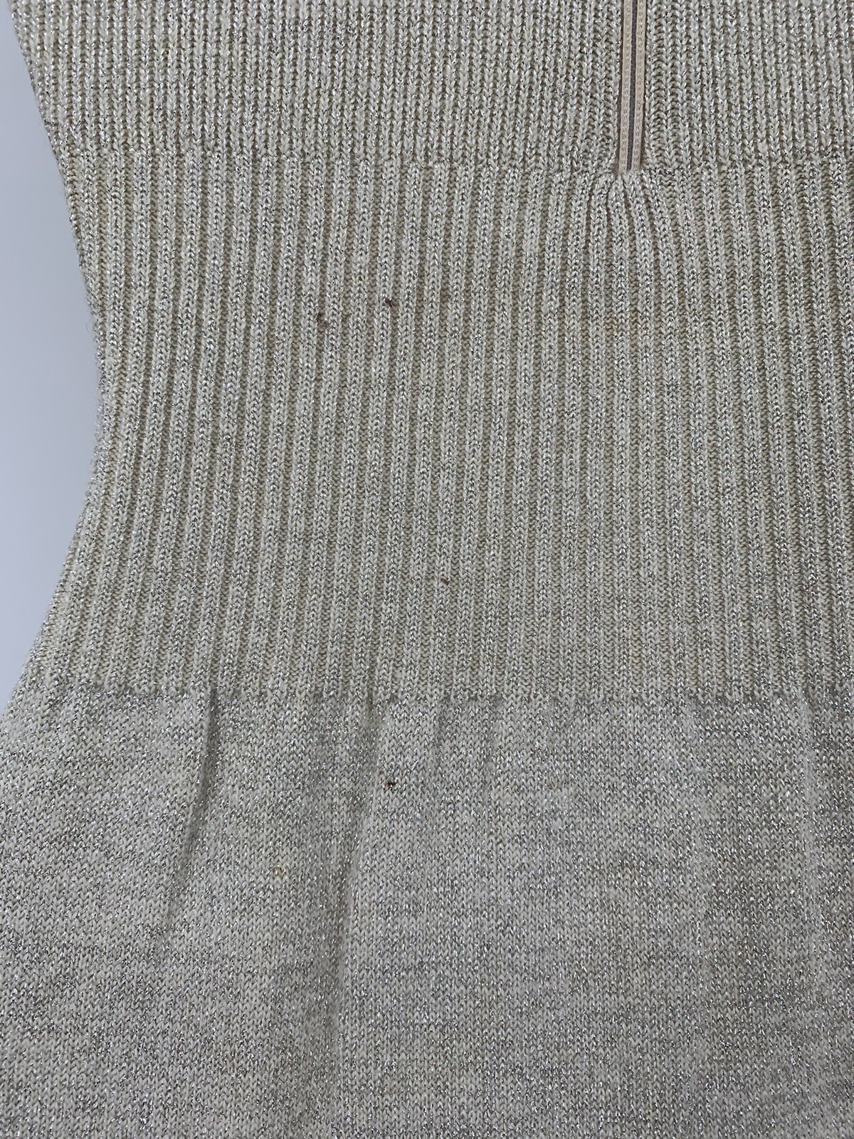 VTG 70s Prairie Knit Wool Glam Maxi Dress Cardigan Jon-Michel 9-10 Cottagecore