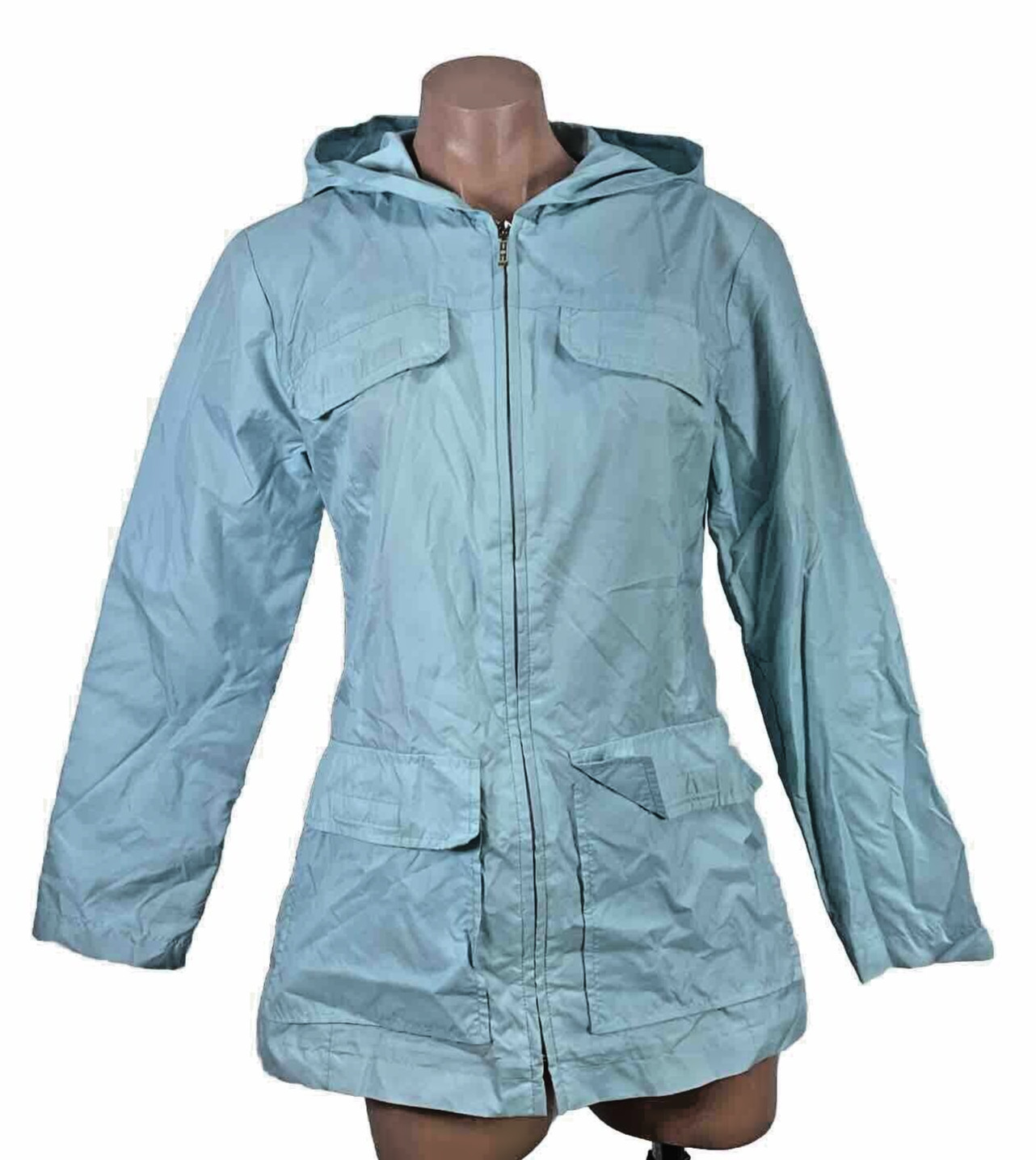Vintage Windbreaker Jacket Women’s S Shoulder Pads Y2k L.E.I.
