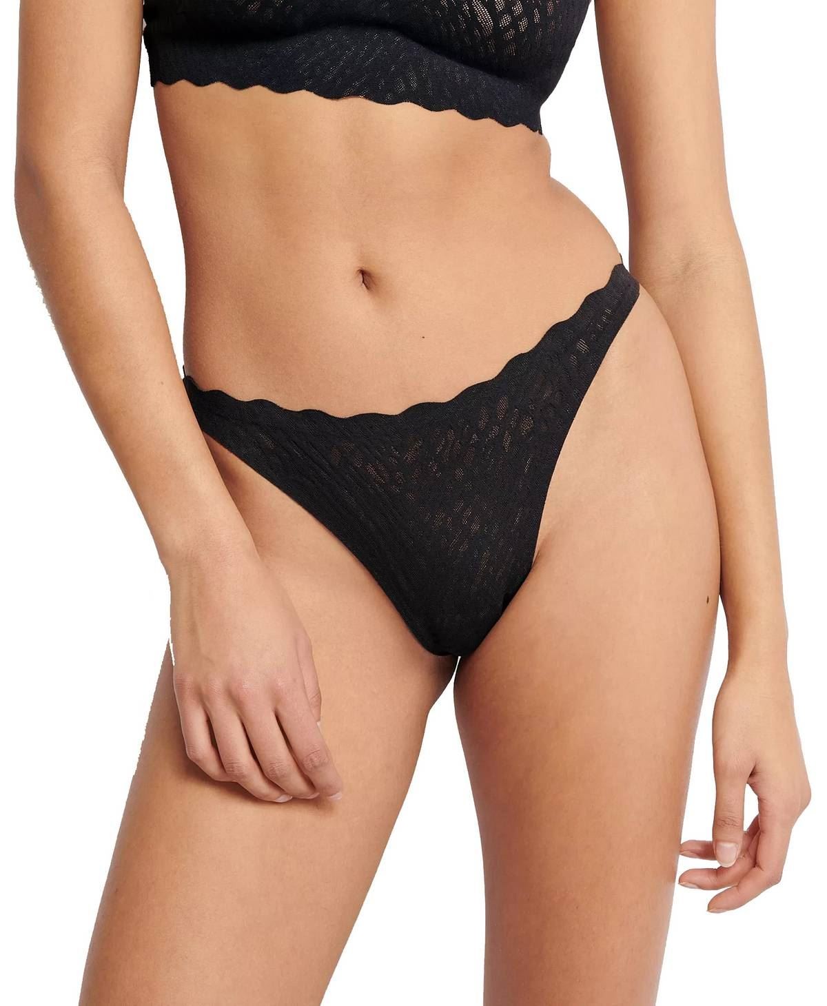 Sloggi Womens Zero Feel Bliss String Thong – Black