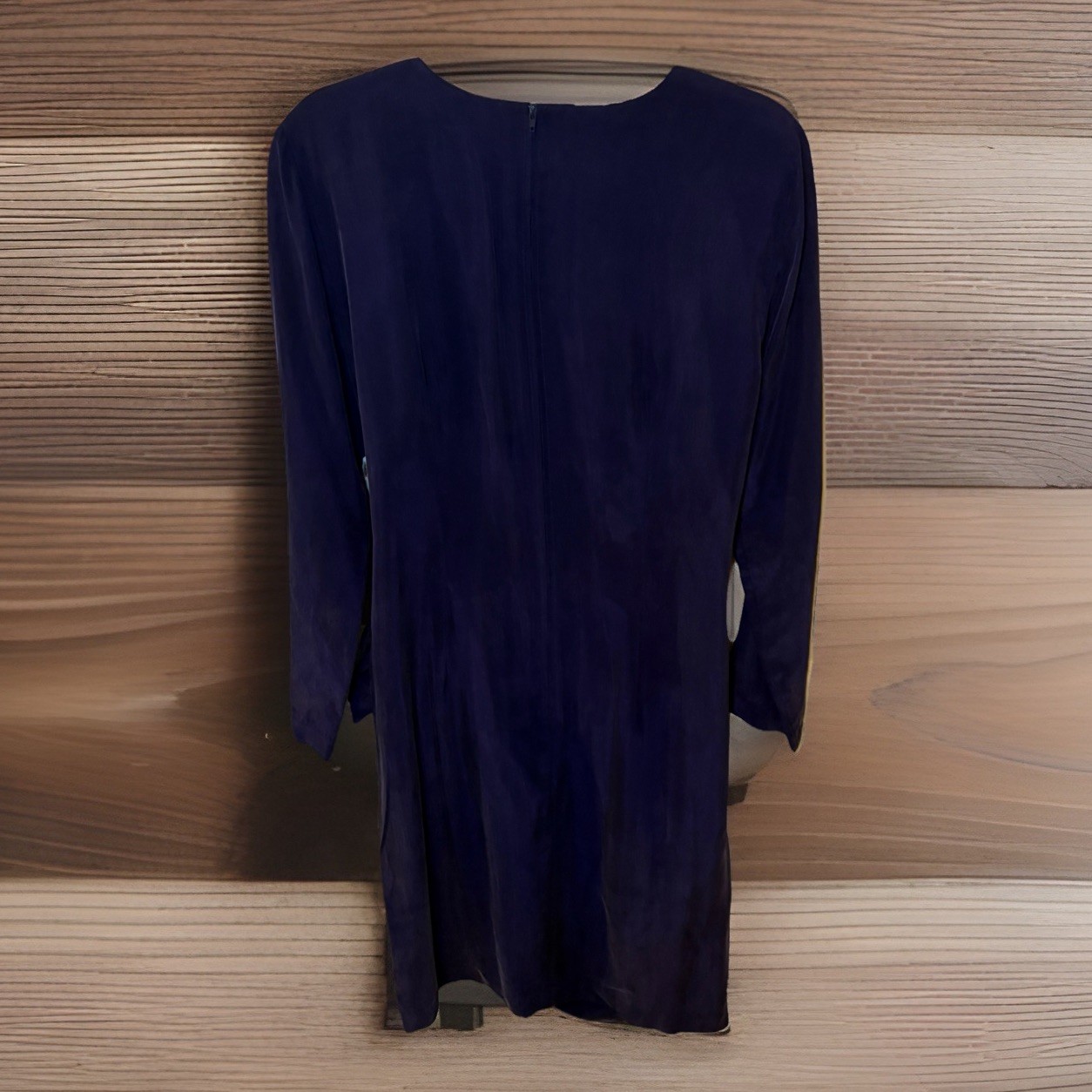 Vintage 80s K.C. Spencer Purple Bow Cocktail Dress Size 12 Made in USA