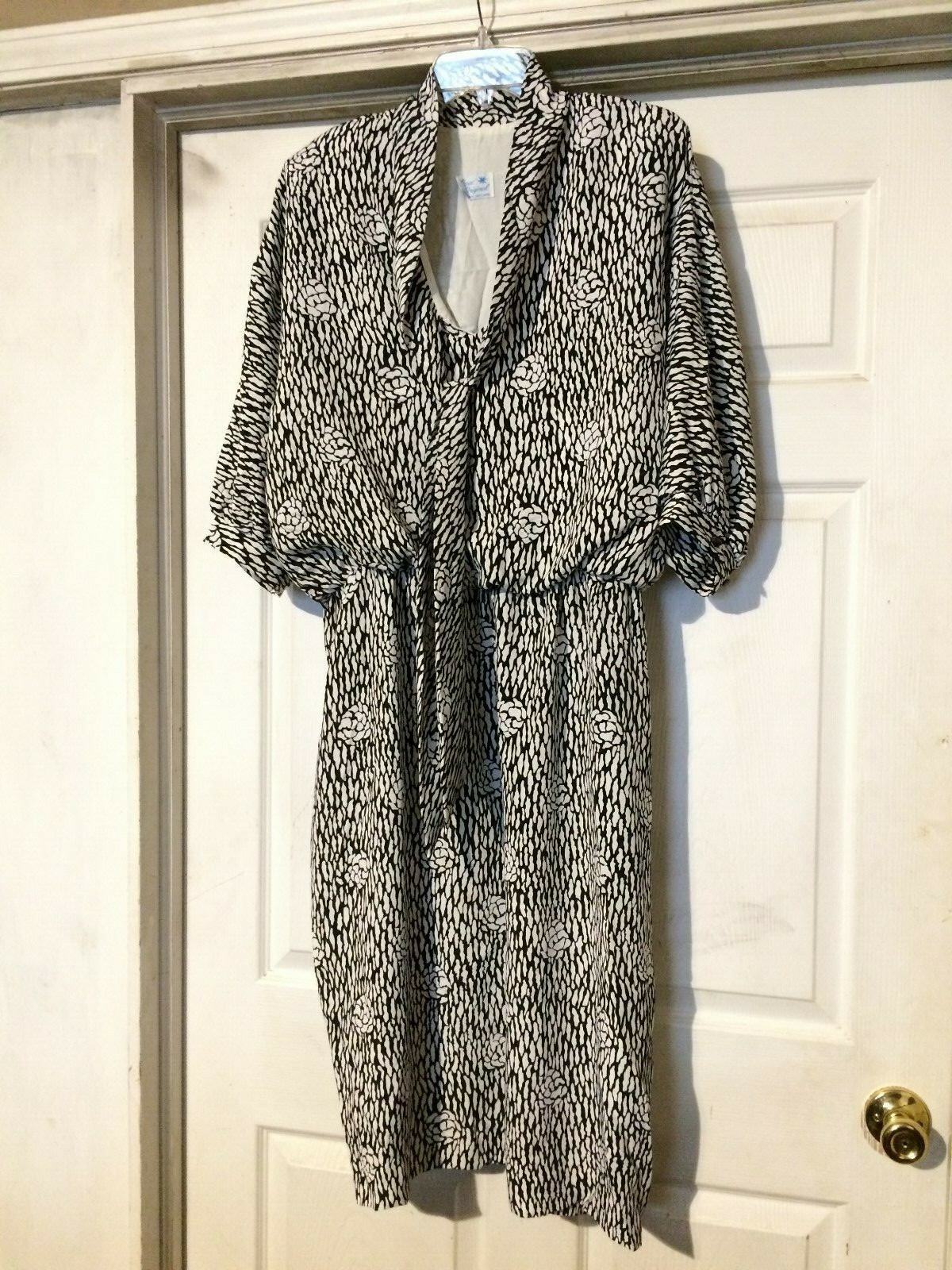 Stylin’ LORAC ORIGINAL Black&White Long Dress++SIZE M++