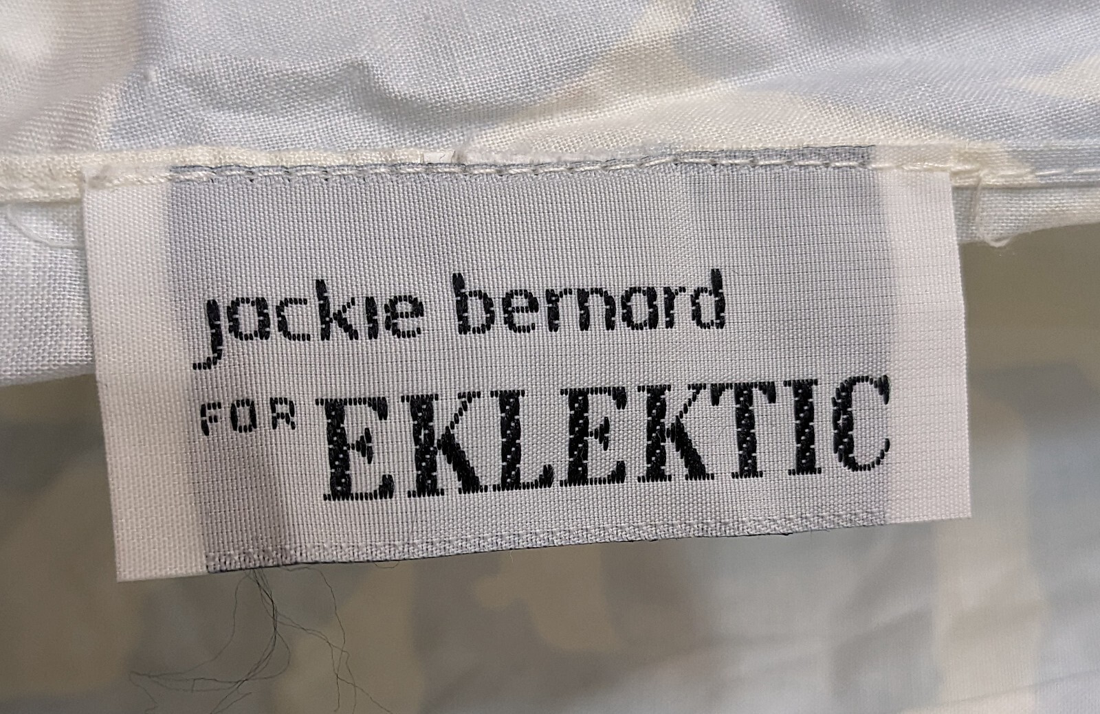 Vintage Jackie Bernard FOR EKLEKTIC Light Blue White Cotton Halter Dress Size 14