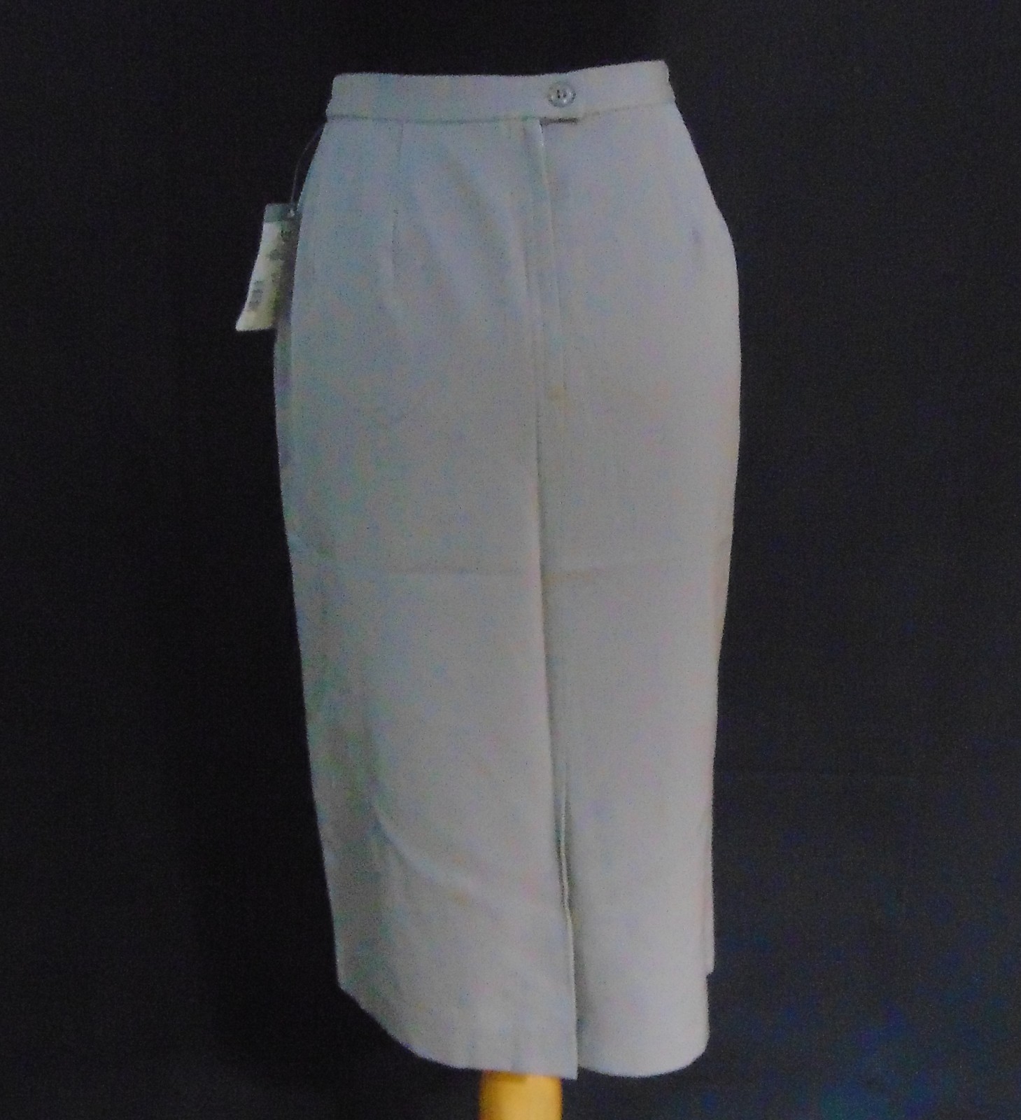 Saville Women’s Beige Wool Vintage Pleated Front Skirt Size 14 Made In USA NWT