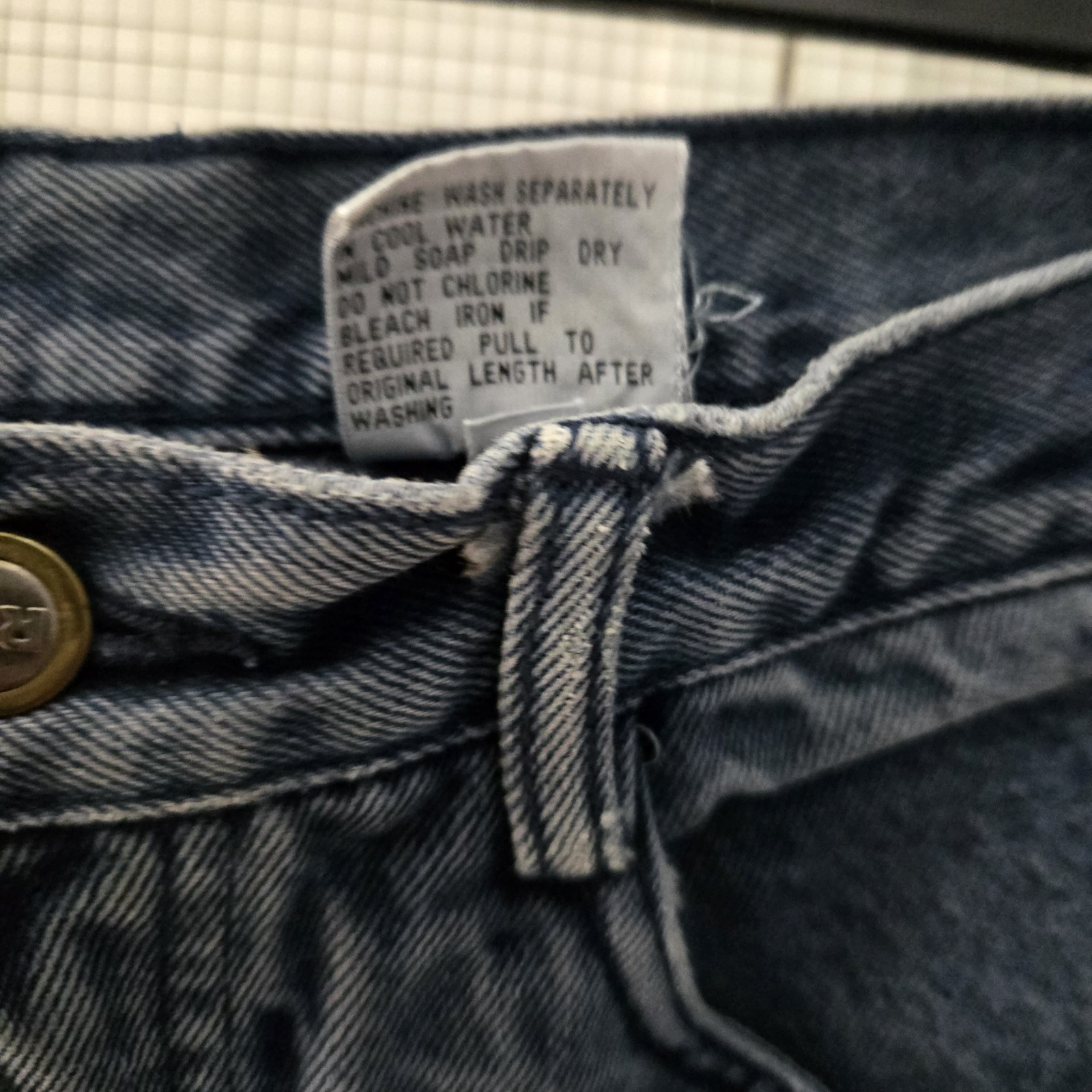 VINTAGE Rio by Stephen Mardon Womens 9 Mom Jeans High Waist Y2K Tapered 100% Cot