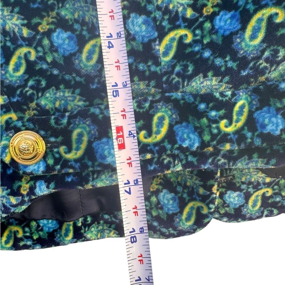 Vintage Versace Jeans Couture Cropped Baroque Paisley Vest Made Italy Rare EUC