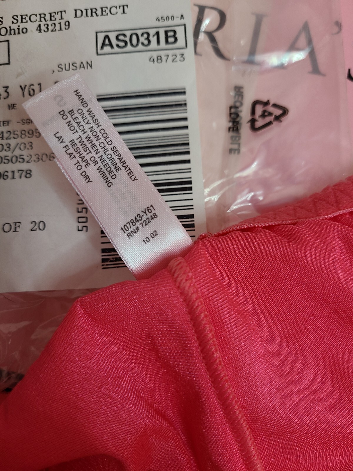 New VTG Victoria’s Secret Second Skin Miracle Lace Hi-cut Brief Panty Size Sm