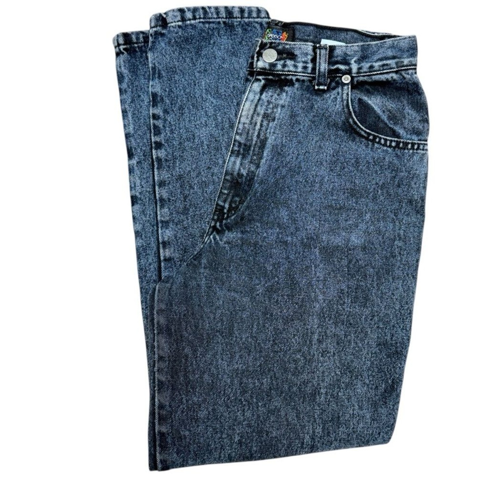 Sasson Dark Acid Wash High Waist Tapered Jeans Vintage 80s 90s Fits 26/27