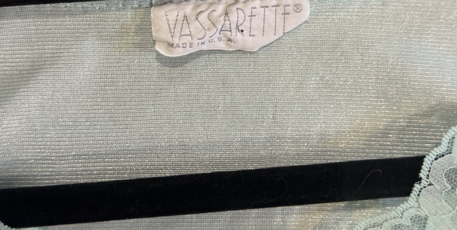 Vintage Vasarette Baby Blue Pajama Set Short Sleeve Pants Sz L