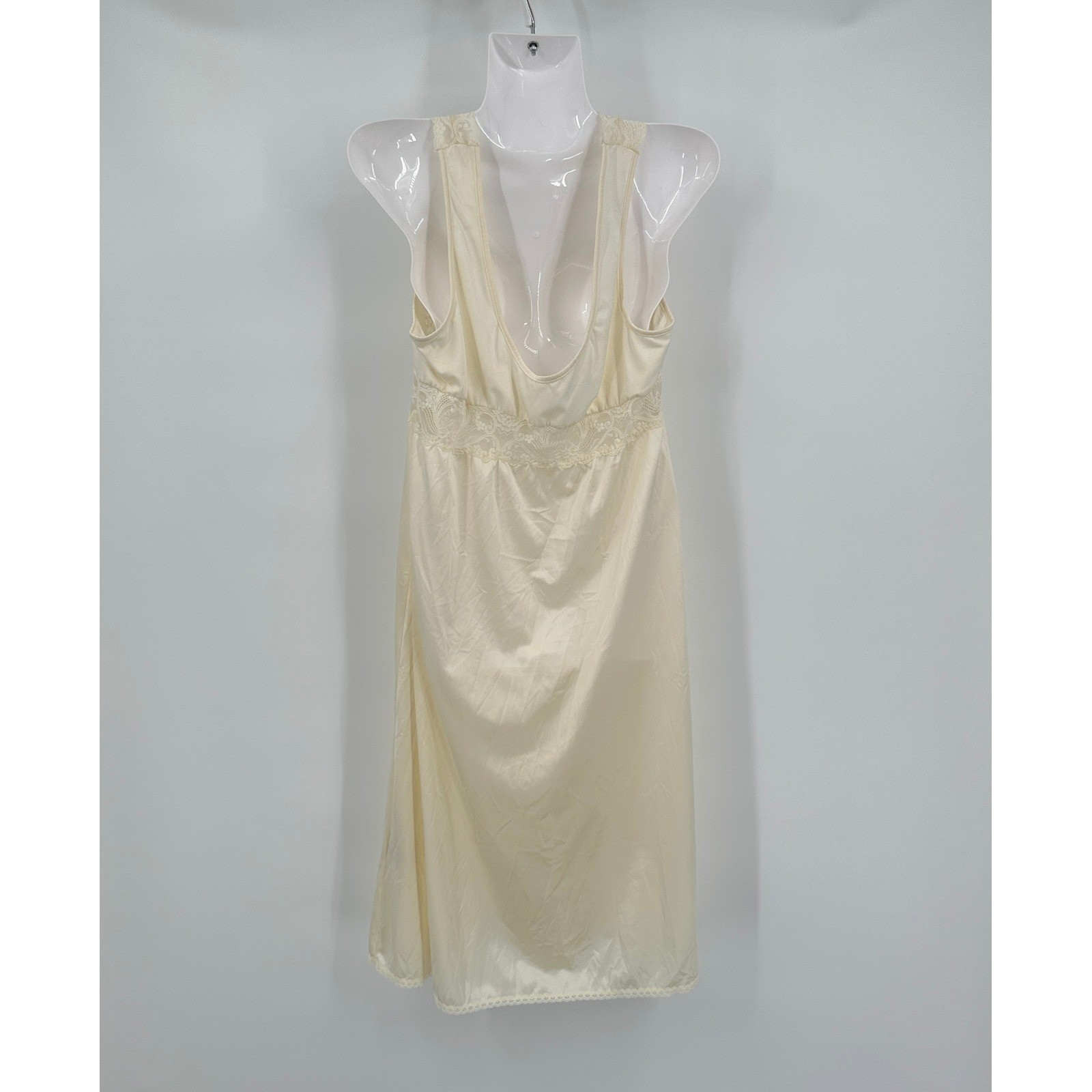 Womens Vintage Coquette Victorian Slip Dress Size 40 US S Feminine Romantic