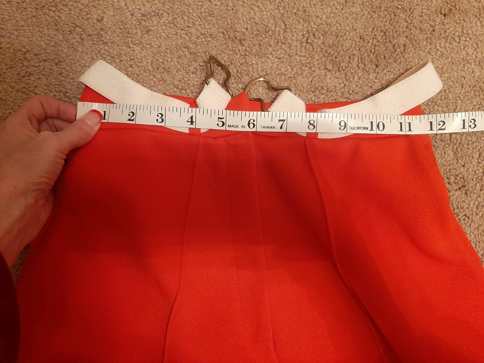 Red Vintage Jacket and Pants Casual Set for Women